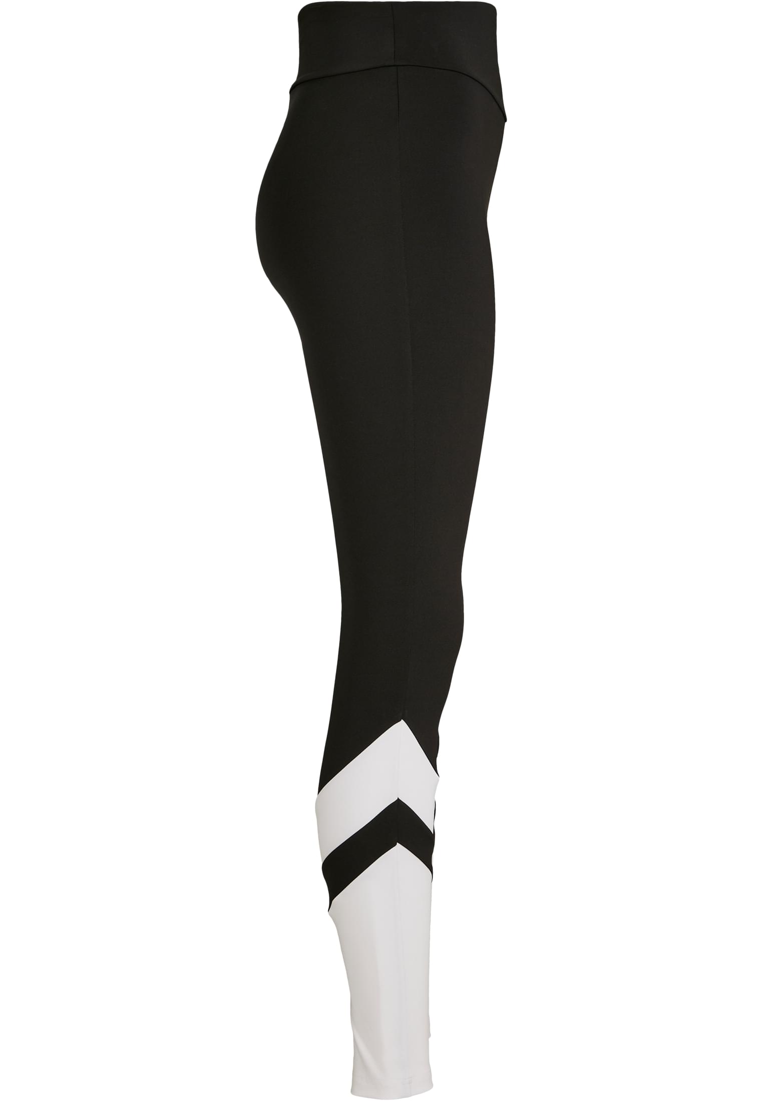 Ladies Arrow High Waist Leggings | black/white