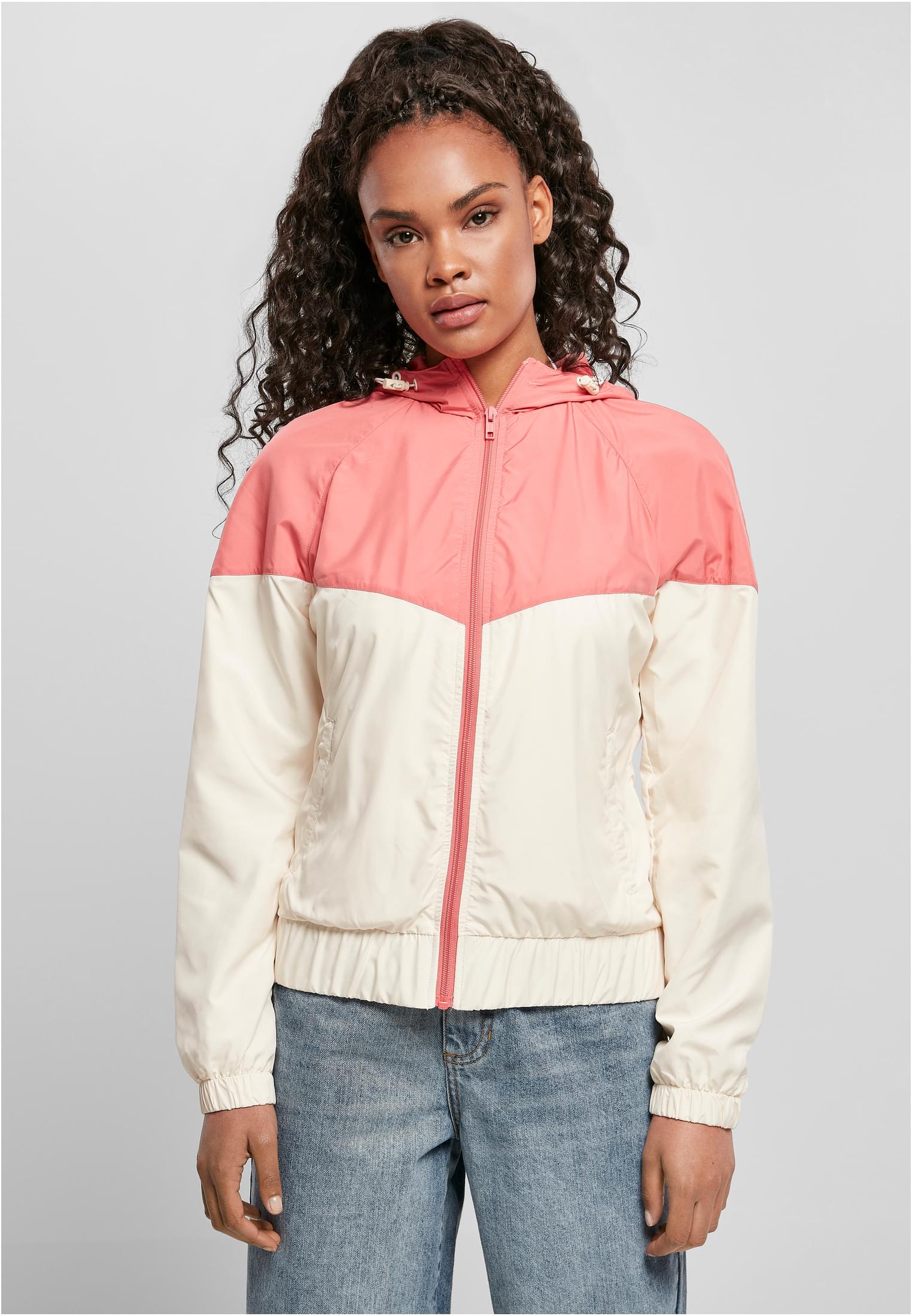 Ladies Arrow Windbreaker | palepink/whitesand