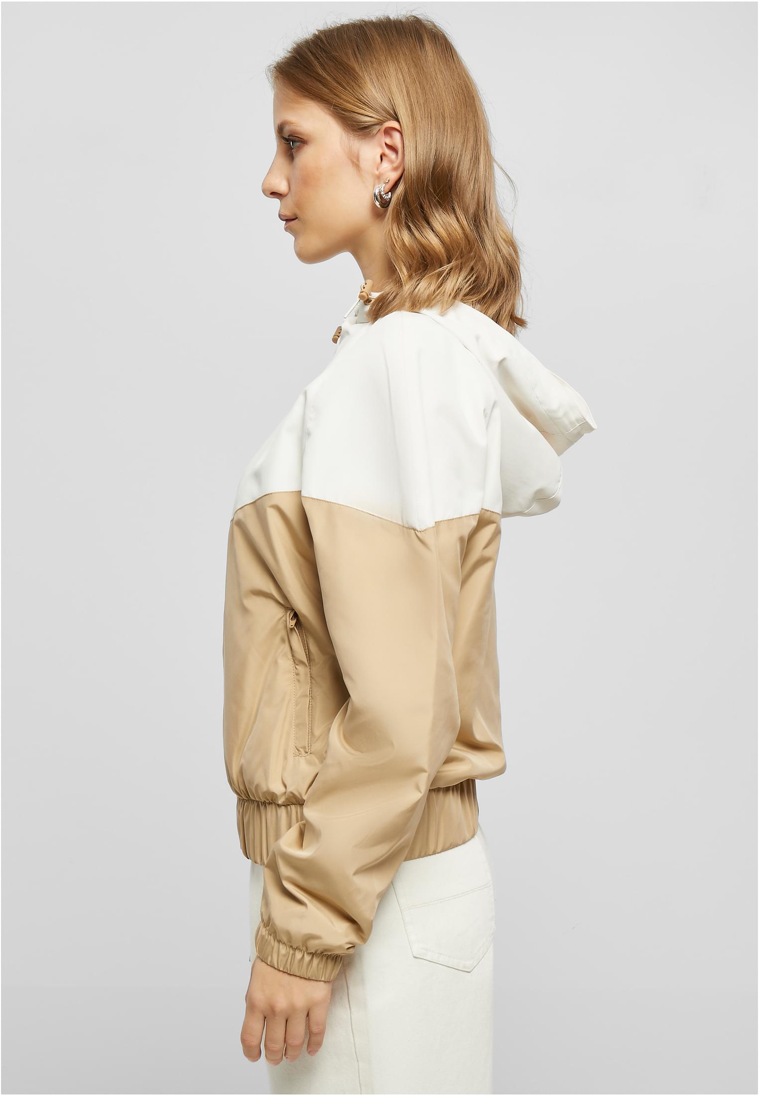 Ladies Arrow Windbreaker | whitesand/unionbeige