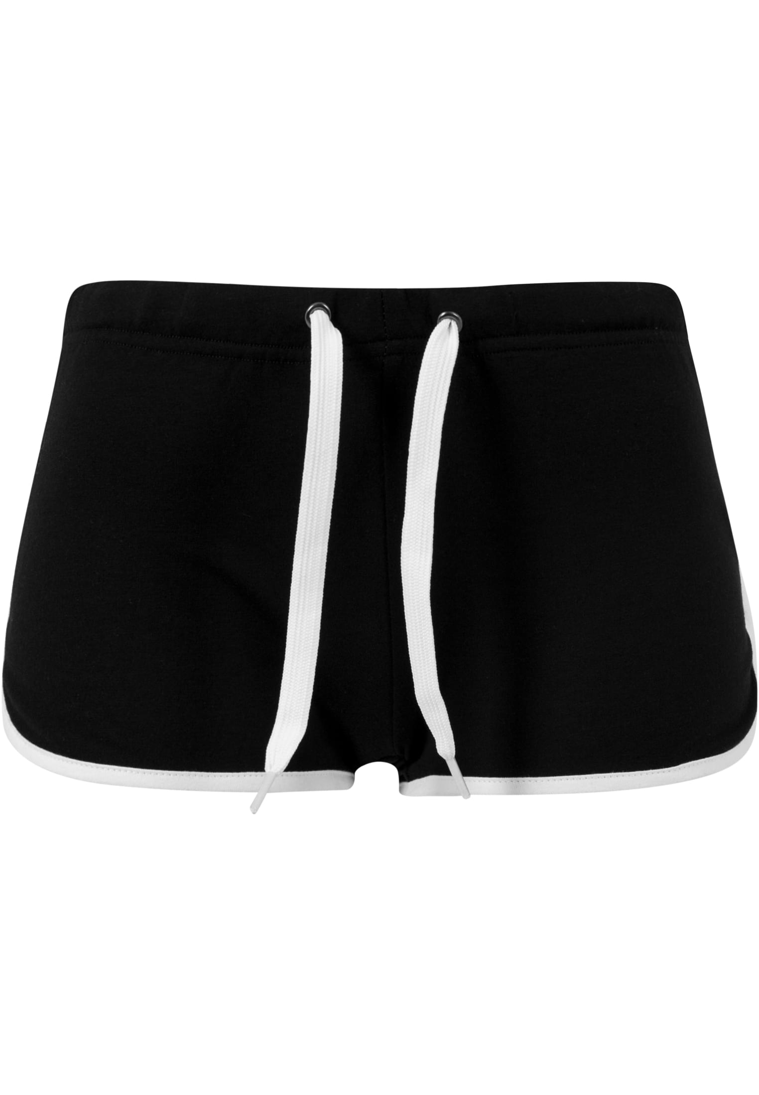 Ladies French Terry Hotpants | blk/wht