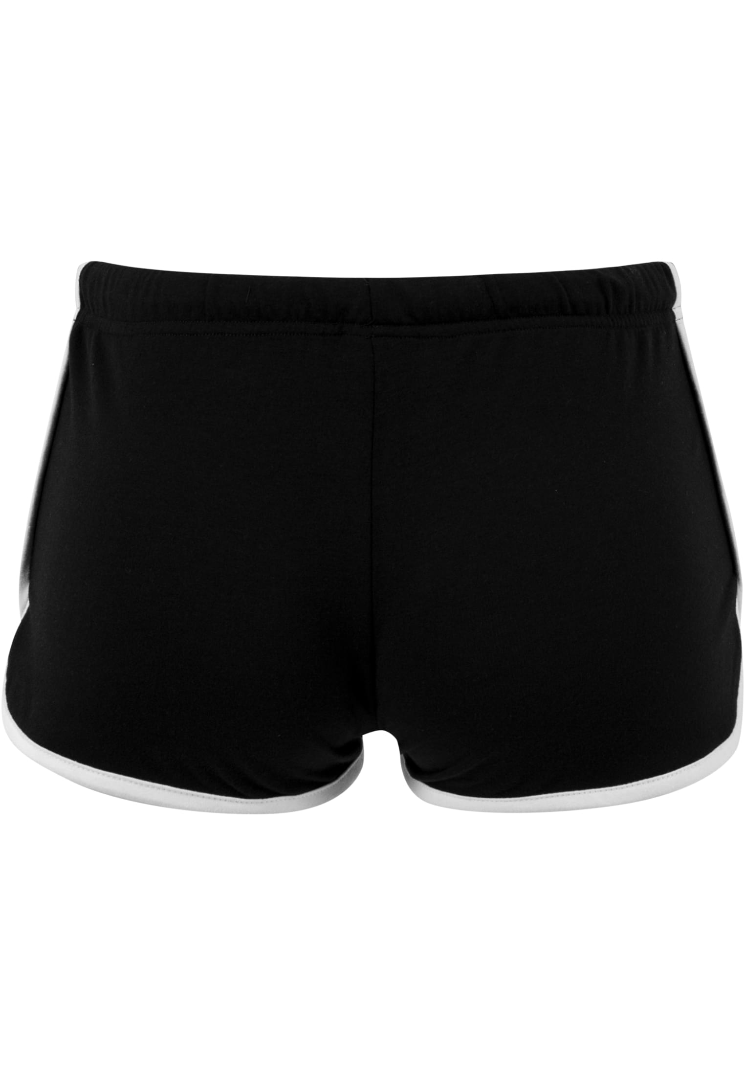 Ladies French Terry Hotpants | blk/wht