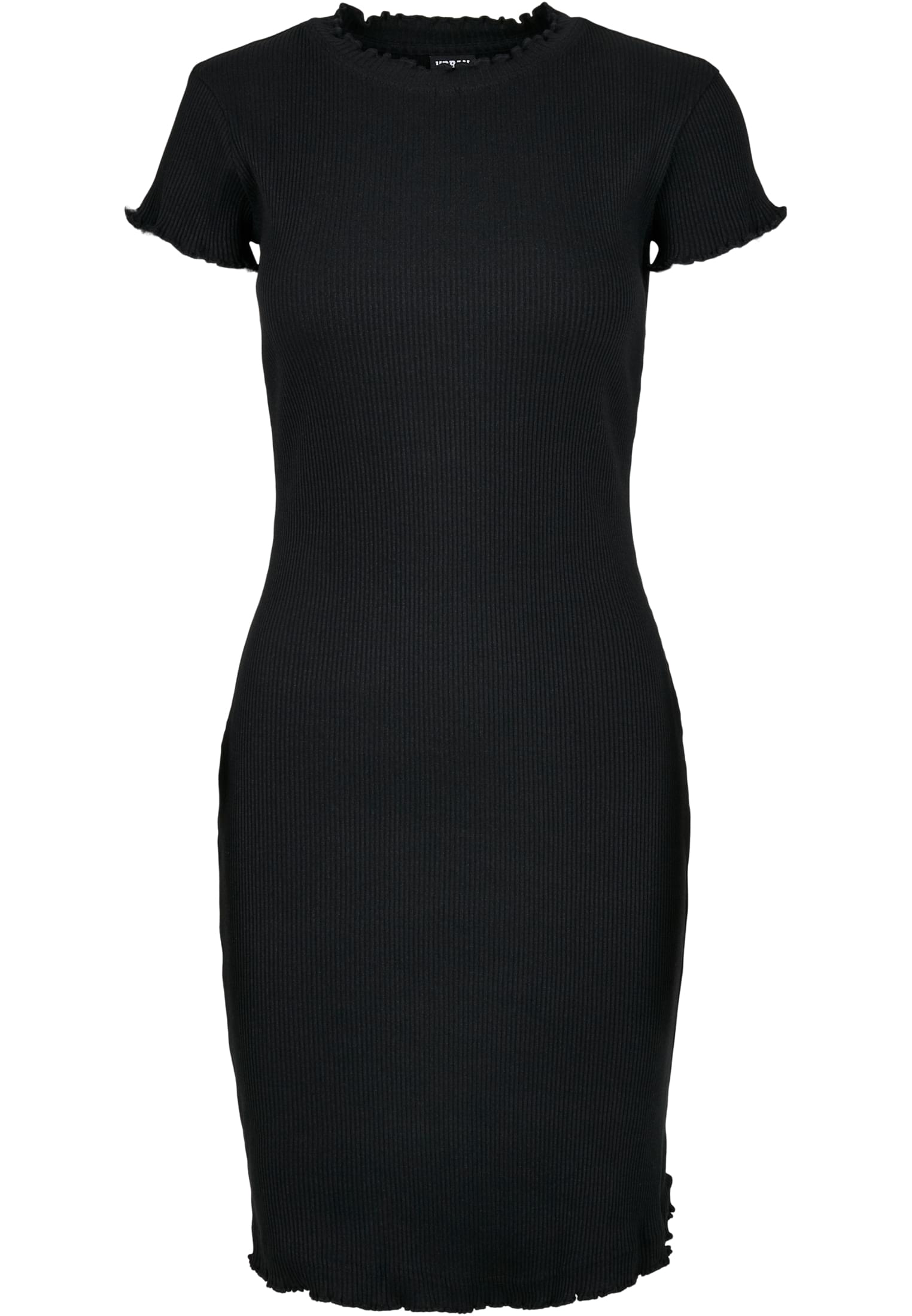 Ladies Rib Tee Dress | black