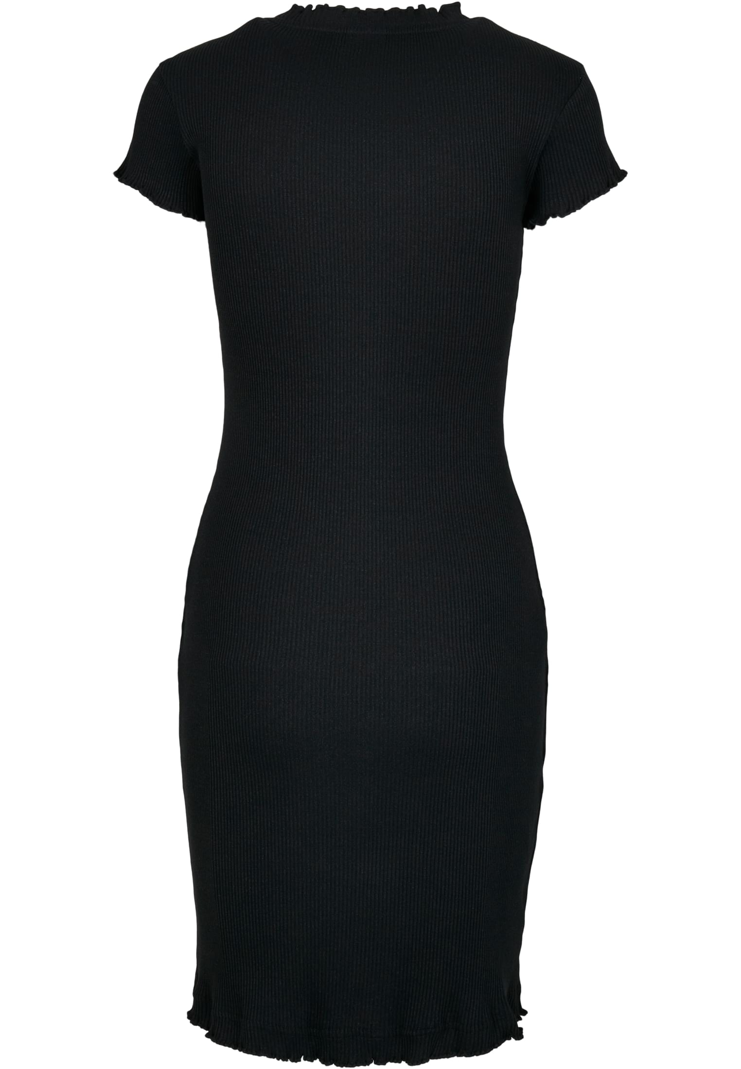 Ladies Rib Tee Dress | black