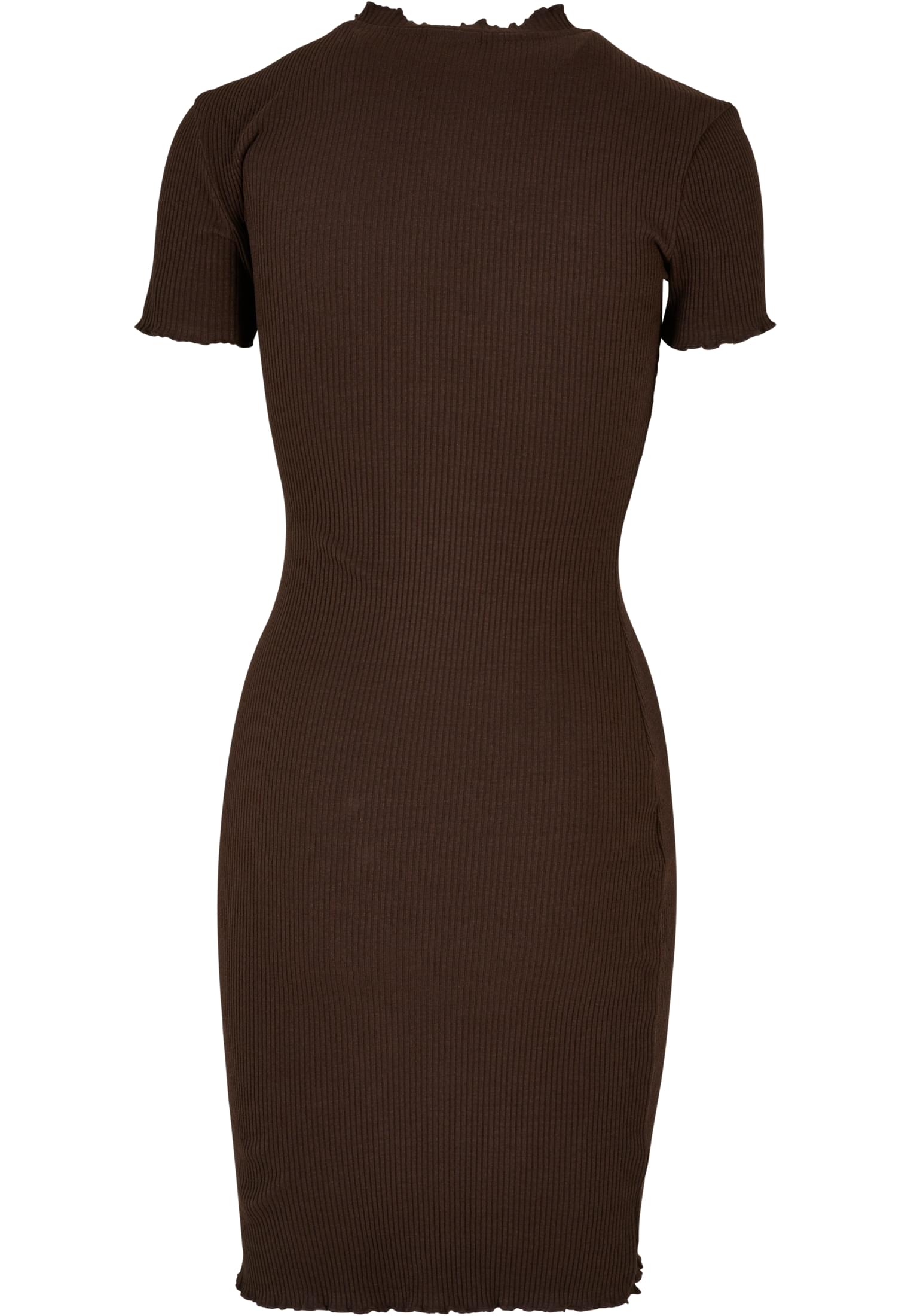 Ladies Rib Tee Dress | brown