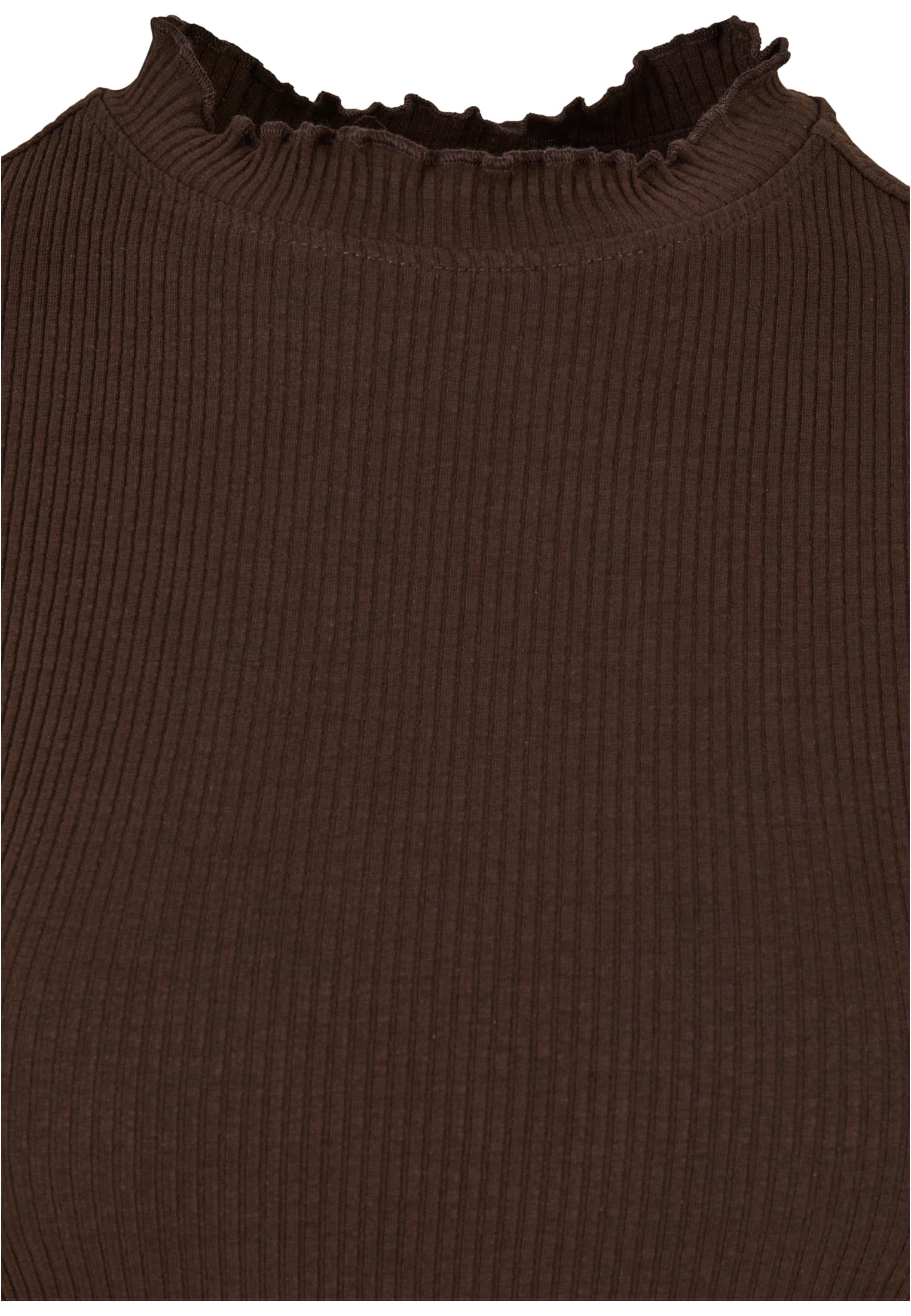 Ladies Rib Tee Dress | brown