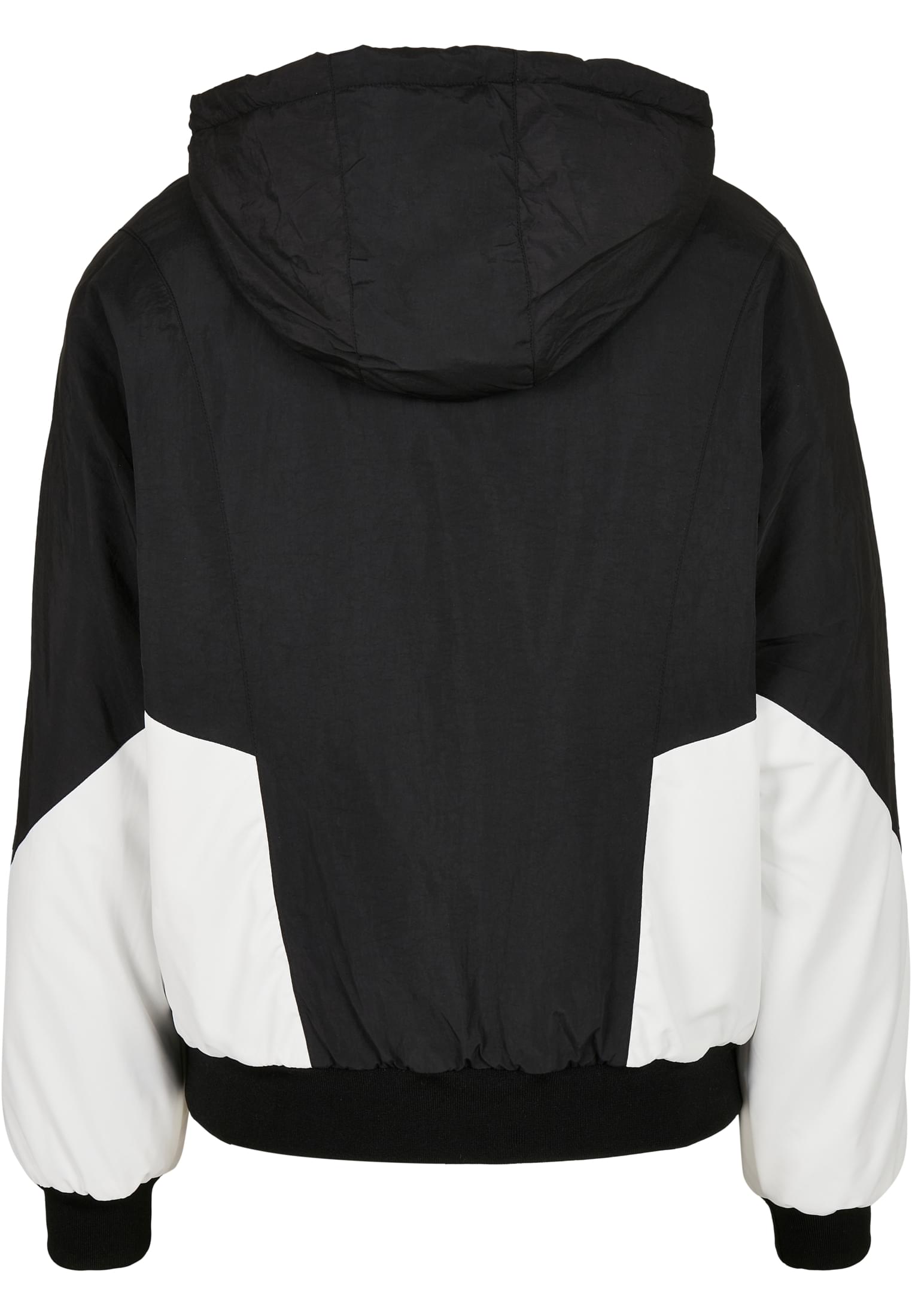 Ladies Padded 2-Tone Batwing Jacket | black/white