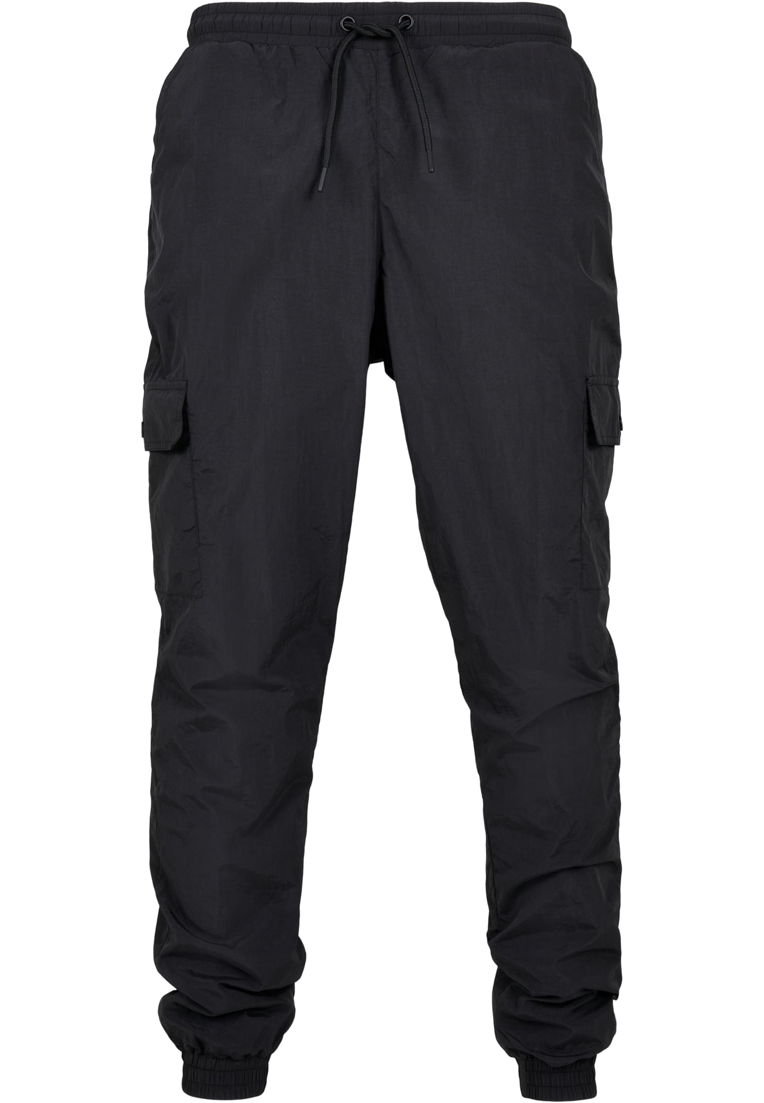 Cargo Nylon Track Pants | black