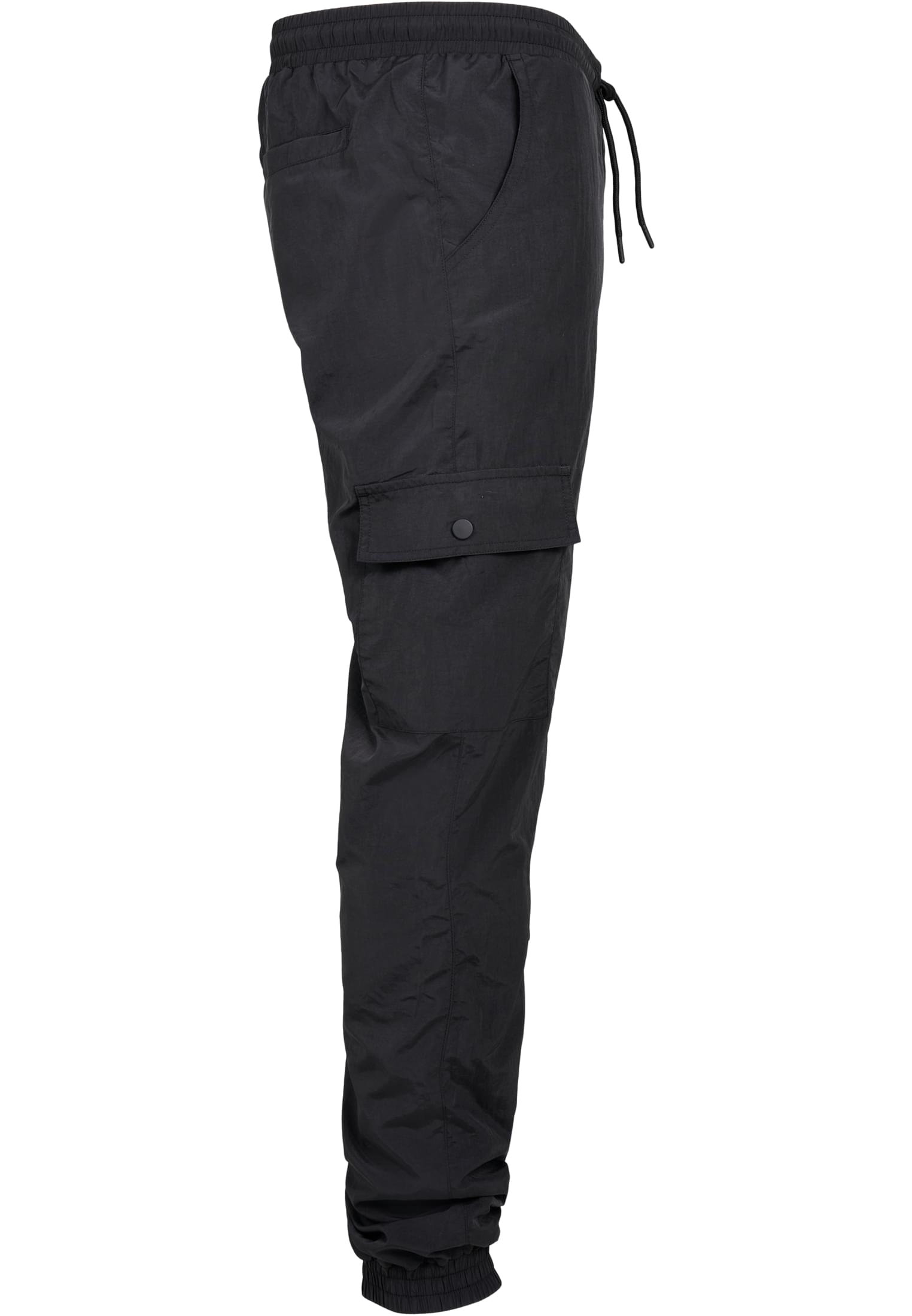 Cargo Nylon Track Pants | black