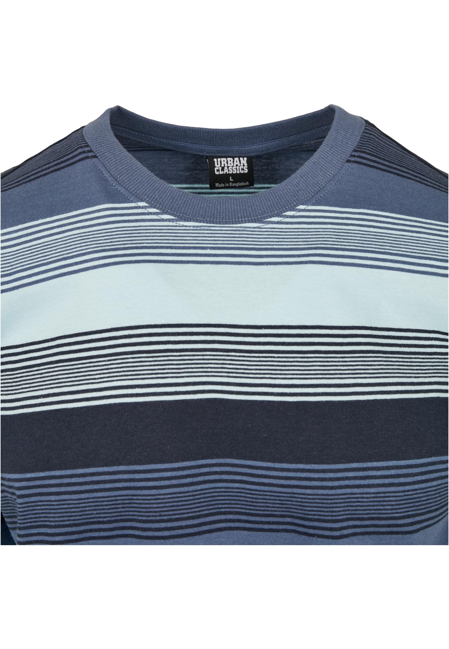 Yarn Dyed Sunrise Stripe Tee | vintageblue