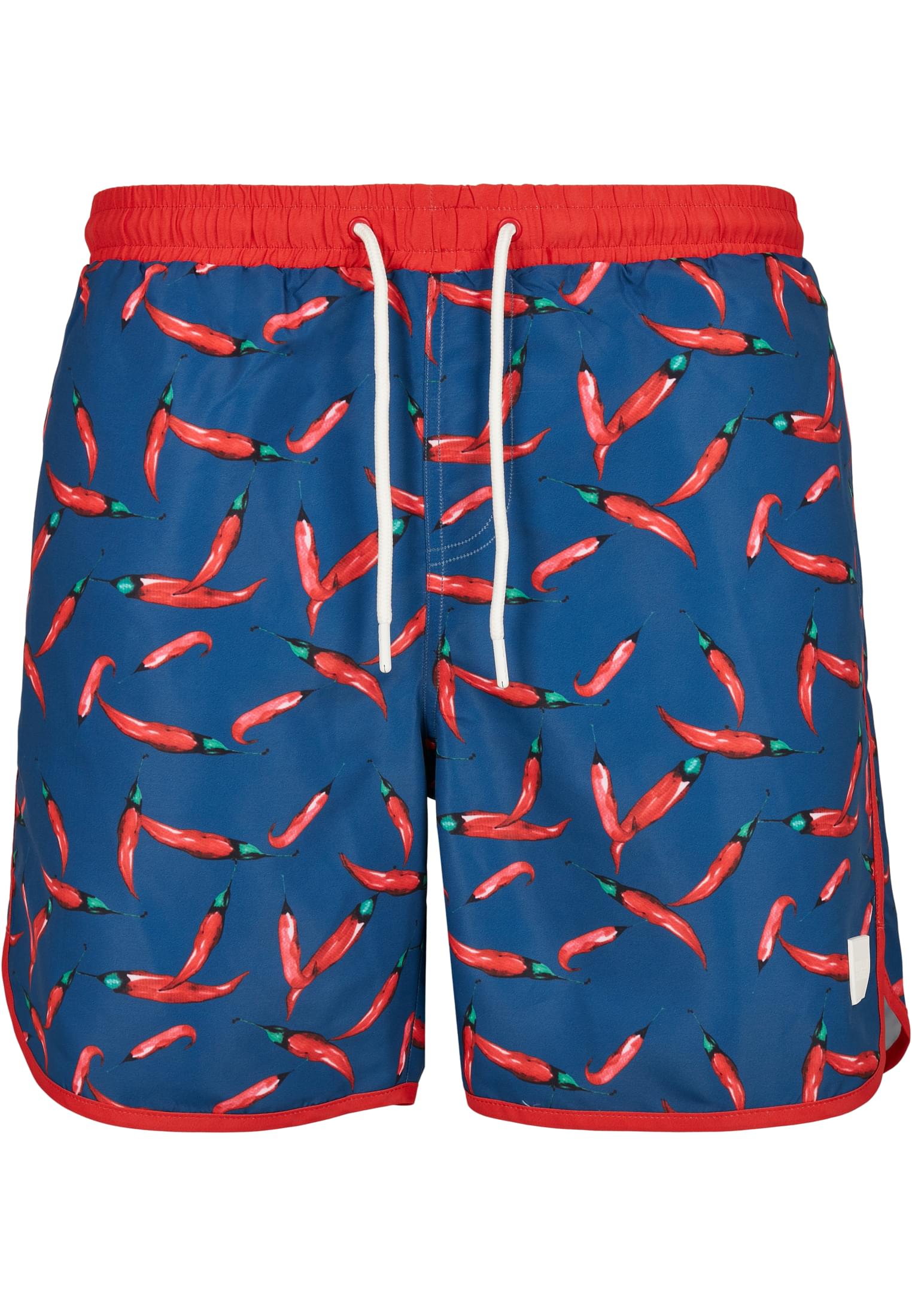 Pattern Retro Swim Shorts | pepperoni aop