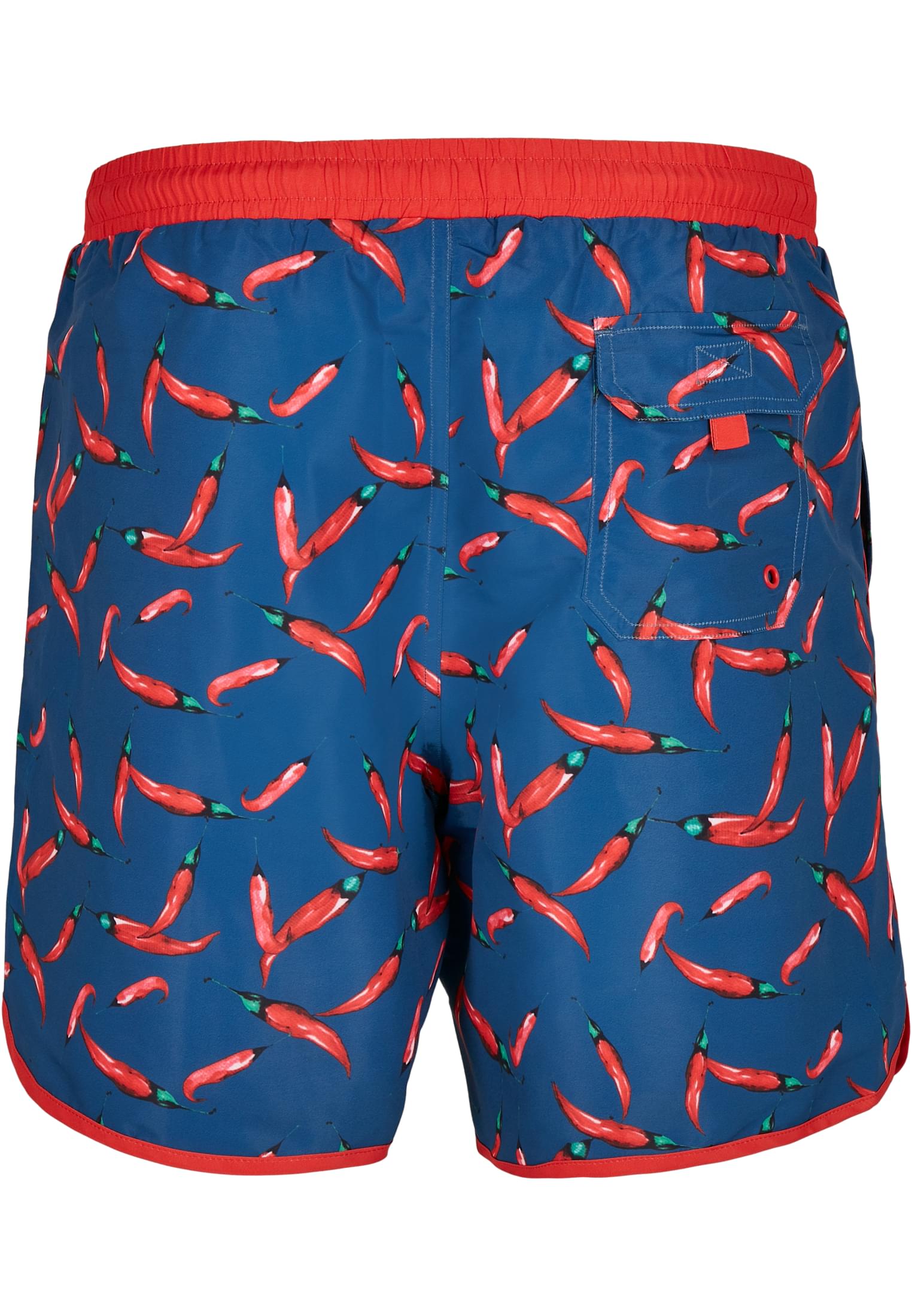 Pattern Retro Swim Shorts | pepperoni aop