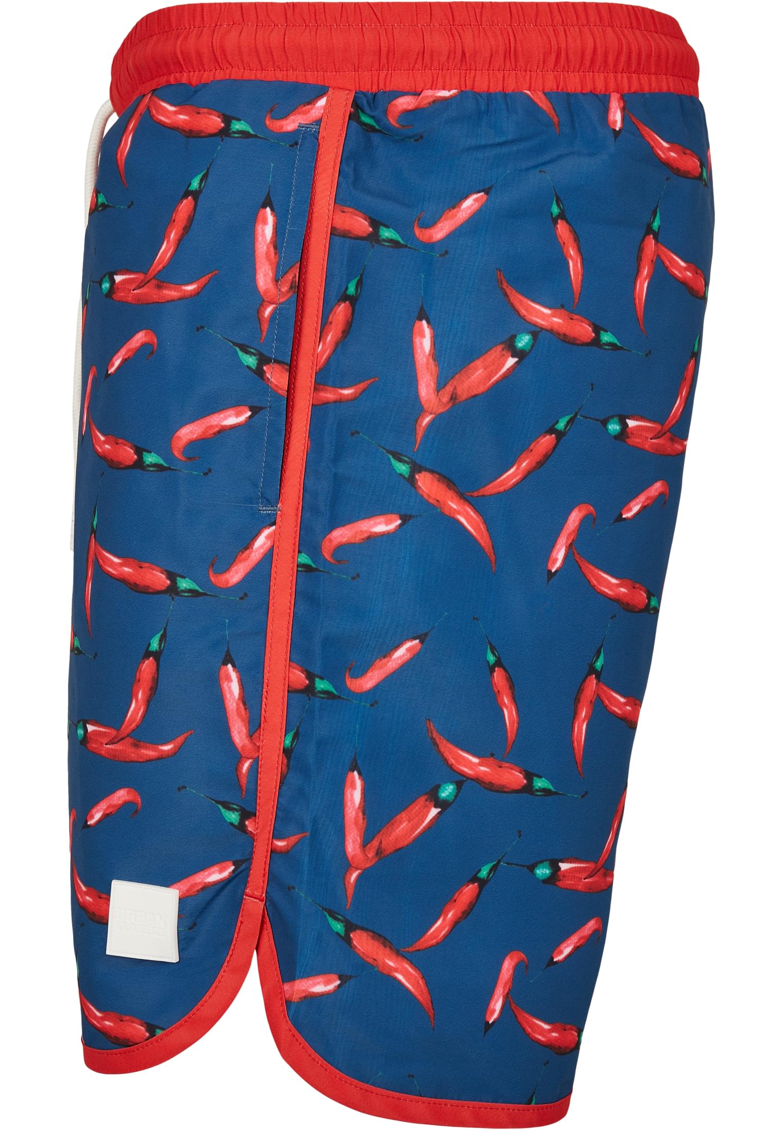 Pattern Retro Swim Shorts | pepperoni aop