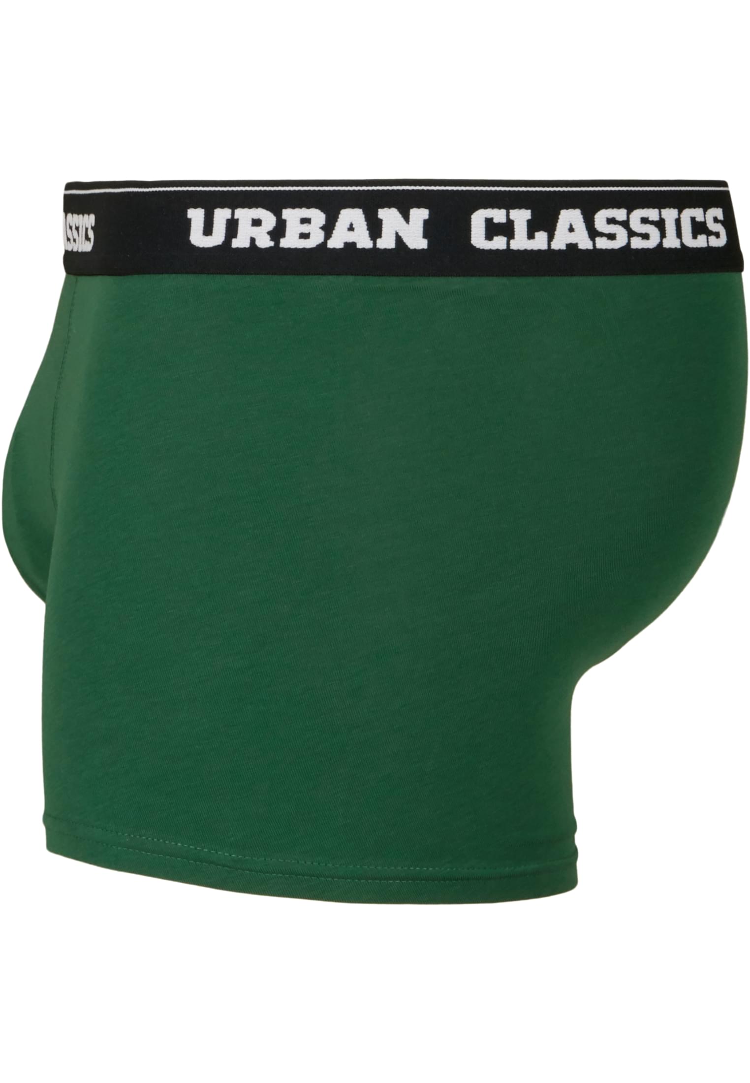 Boxer Shorts 3-Pack | darkgreen+black+branded aop