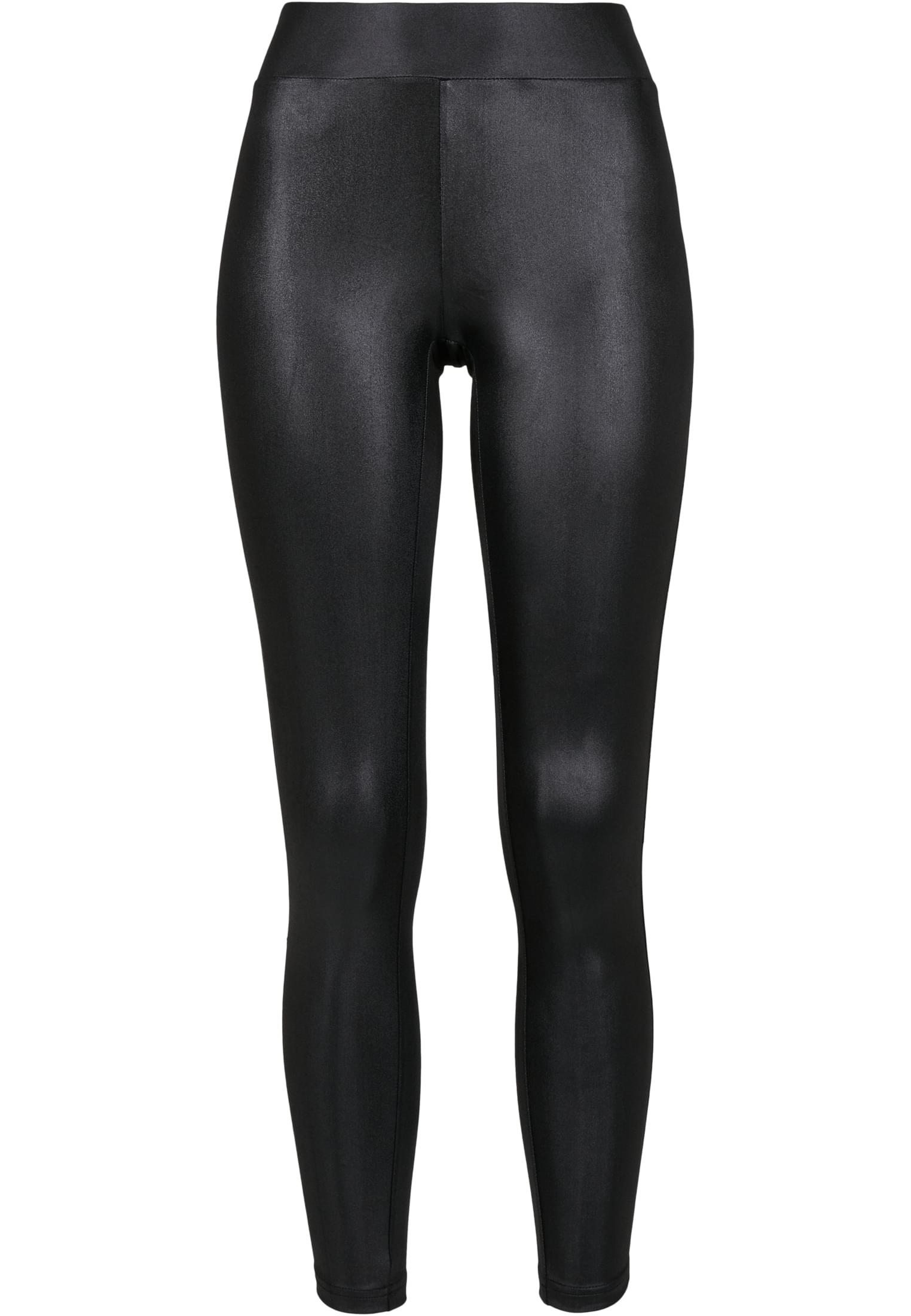 Ladies Synthetic Leather Leggings 2-Pack | black+black