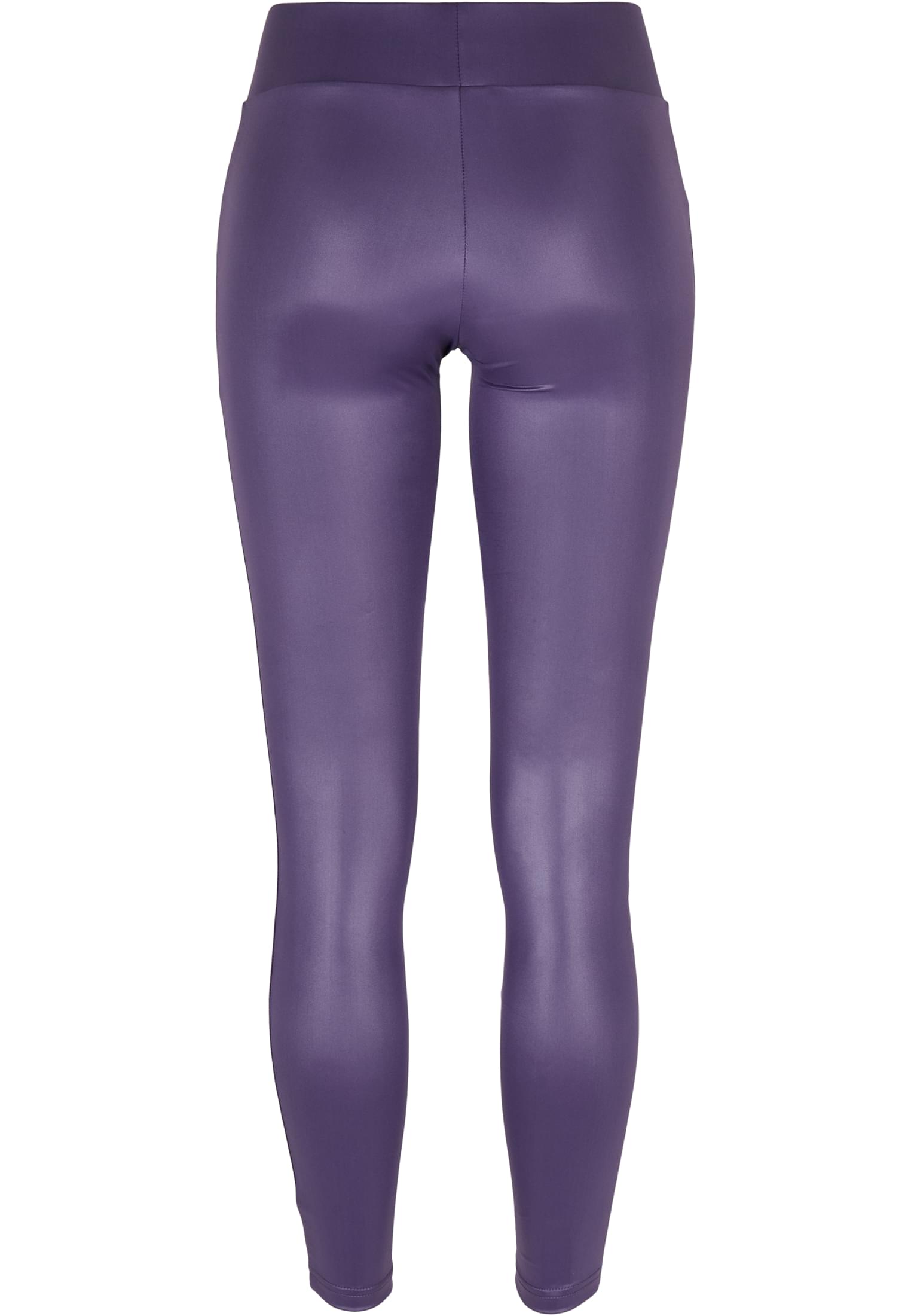 Ladies Synthetic Leather Leggings | darkduskviolet