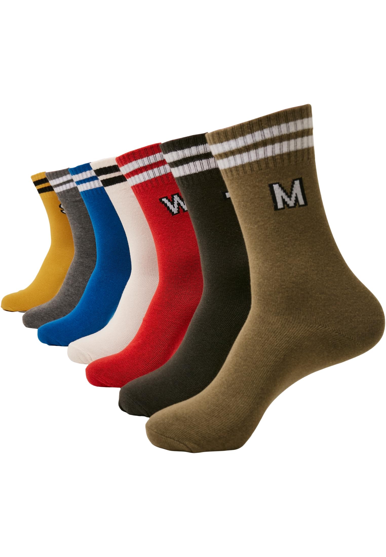 College Letter Socks 7-Pack | wintercolors