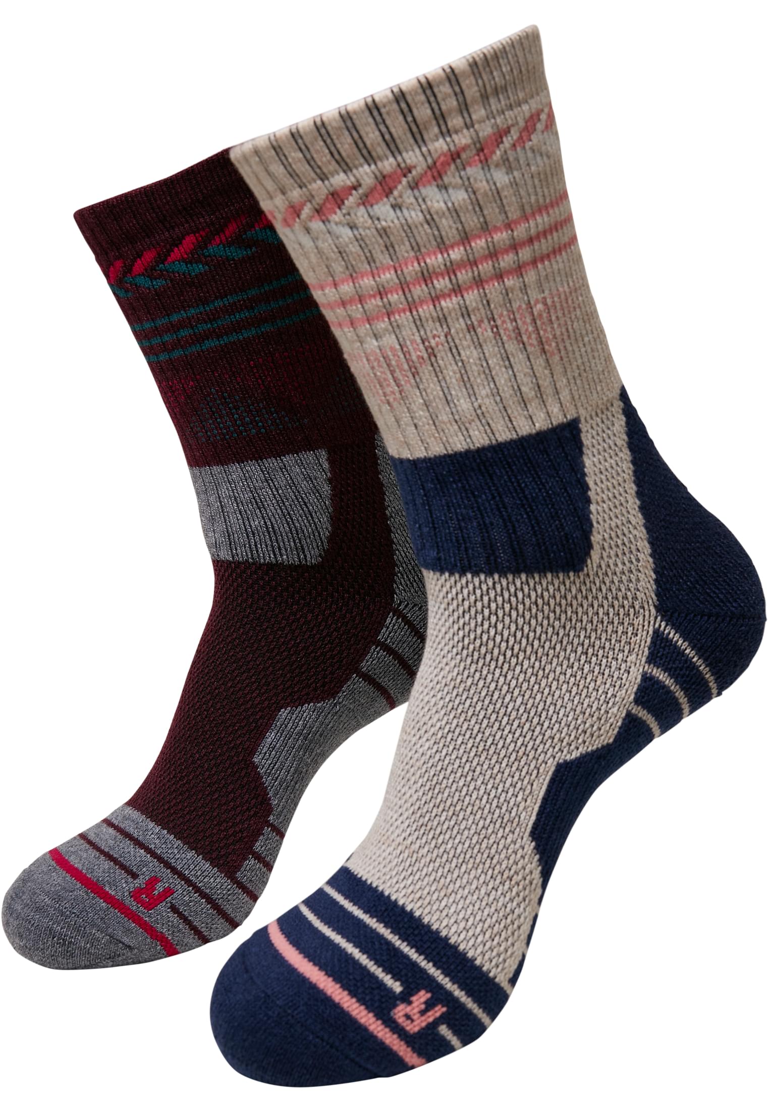 Hiking Performance Socks 2-Pack | blue/grey