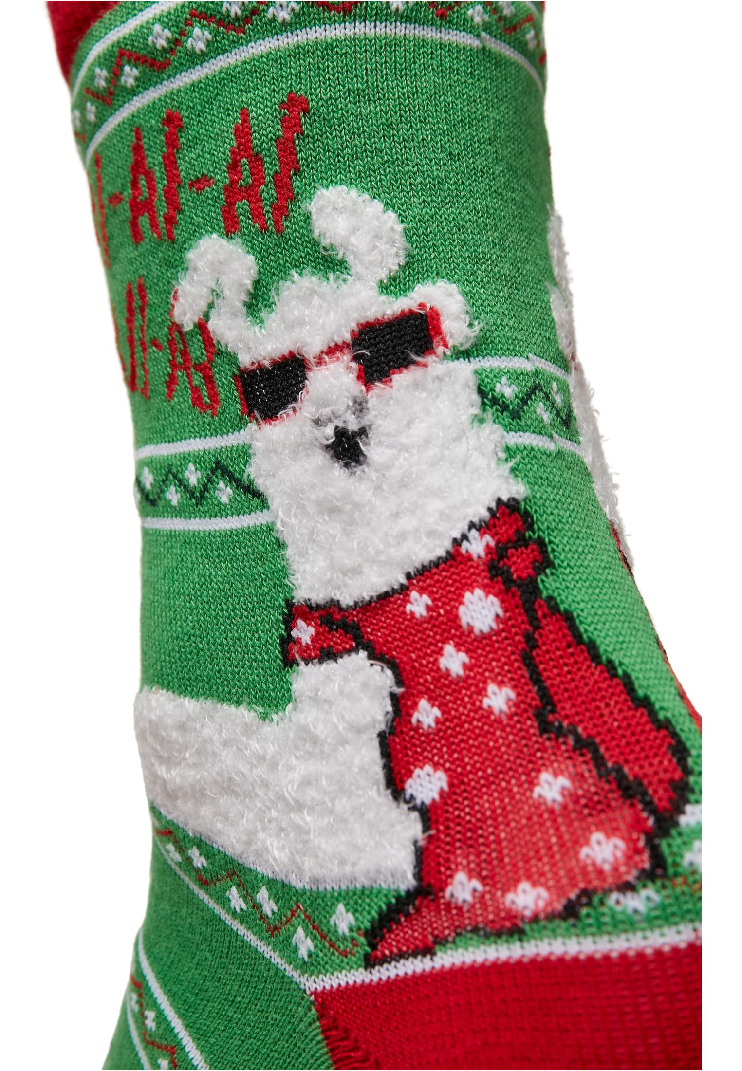 Christmas Lama Socks 3-Pack | multicolor