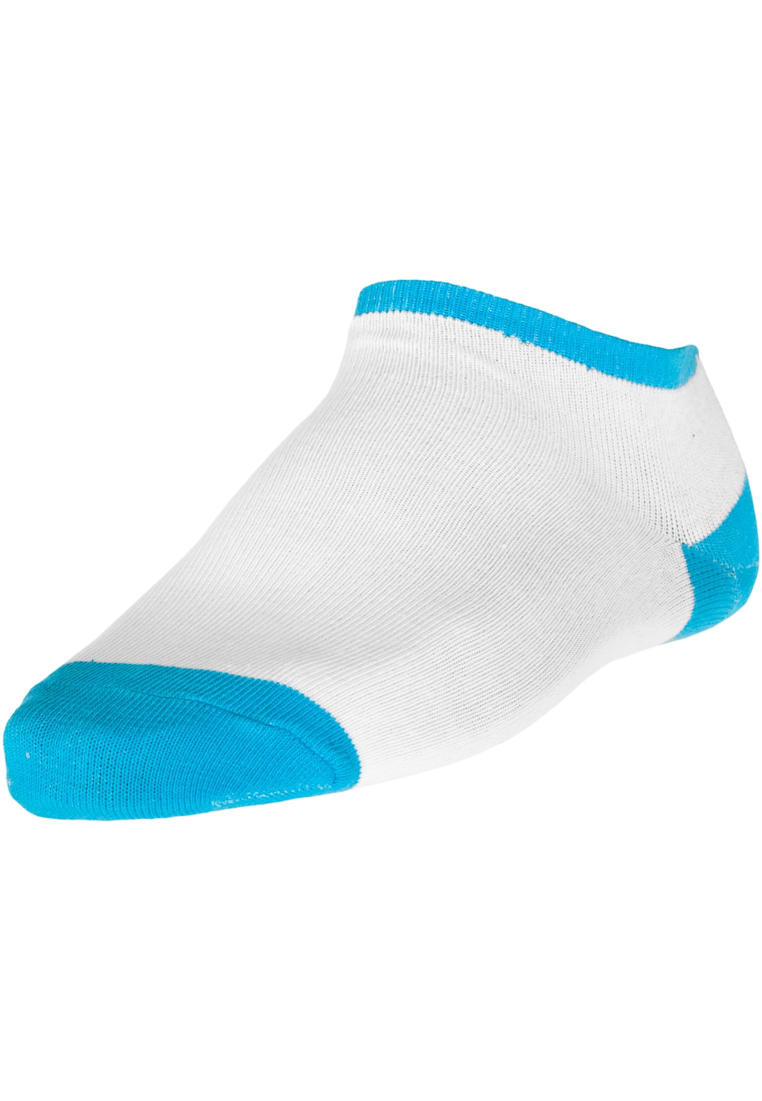 Contrast Sneaker Socks | wht/tur