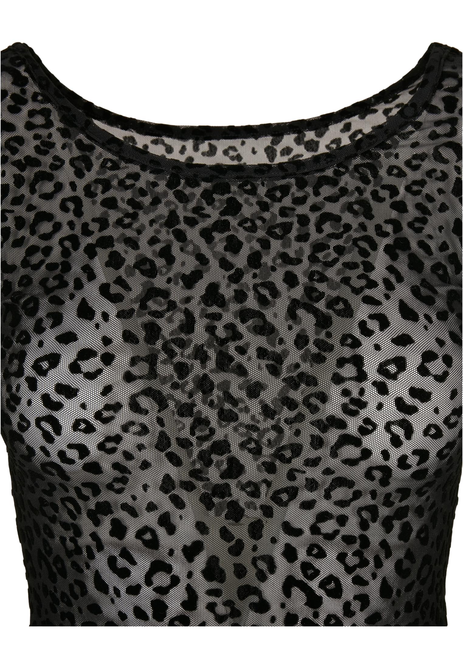 Ladies Flock Lace Body | black