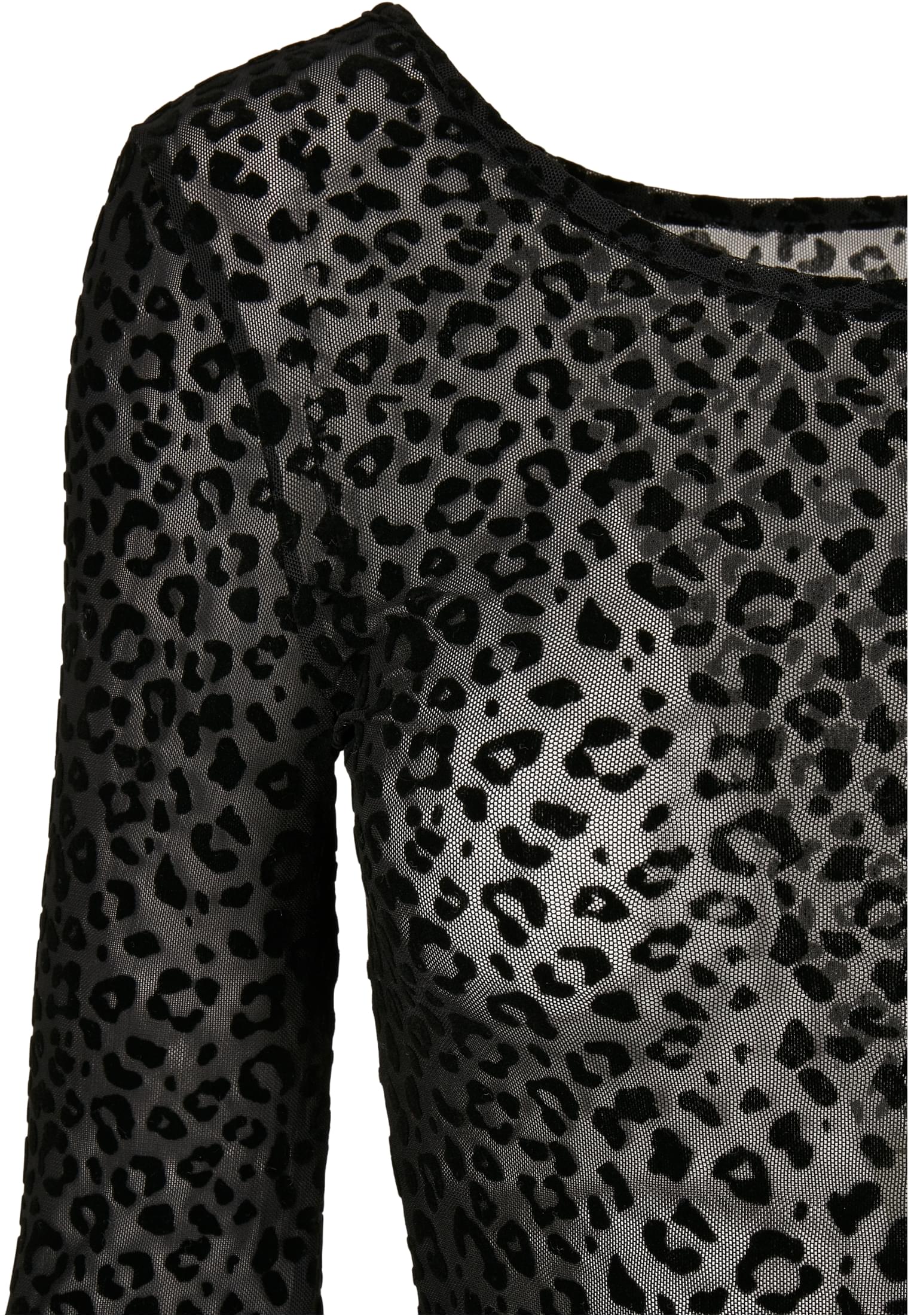 Ladies Flock Lace Body | black