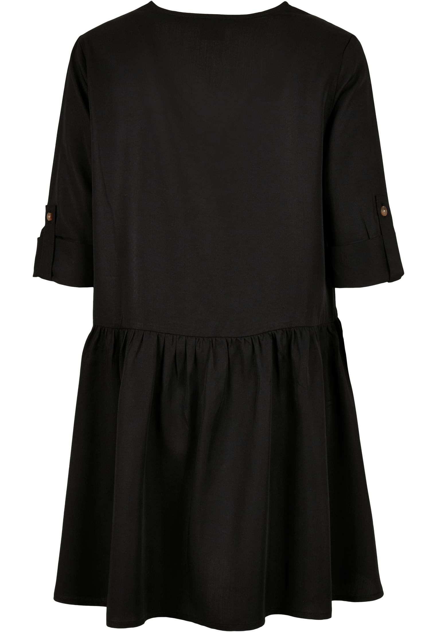 Ladies Babydoll Shirt Dress | black