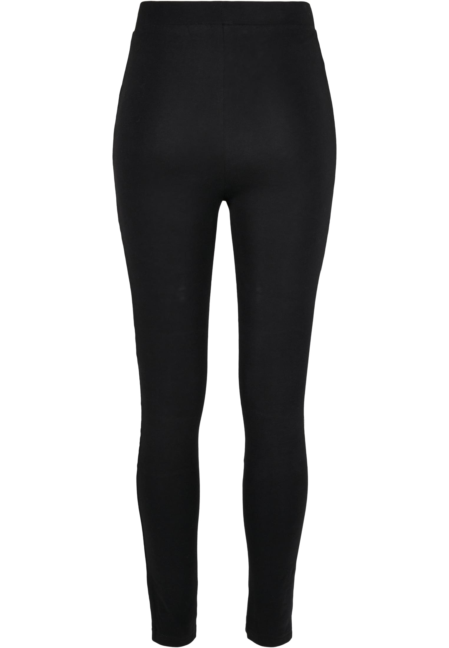 Ladies Flock Lace Inset Leggings | black