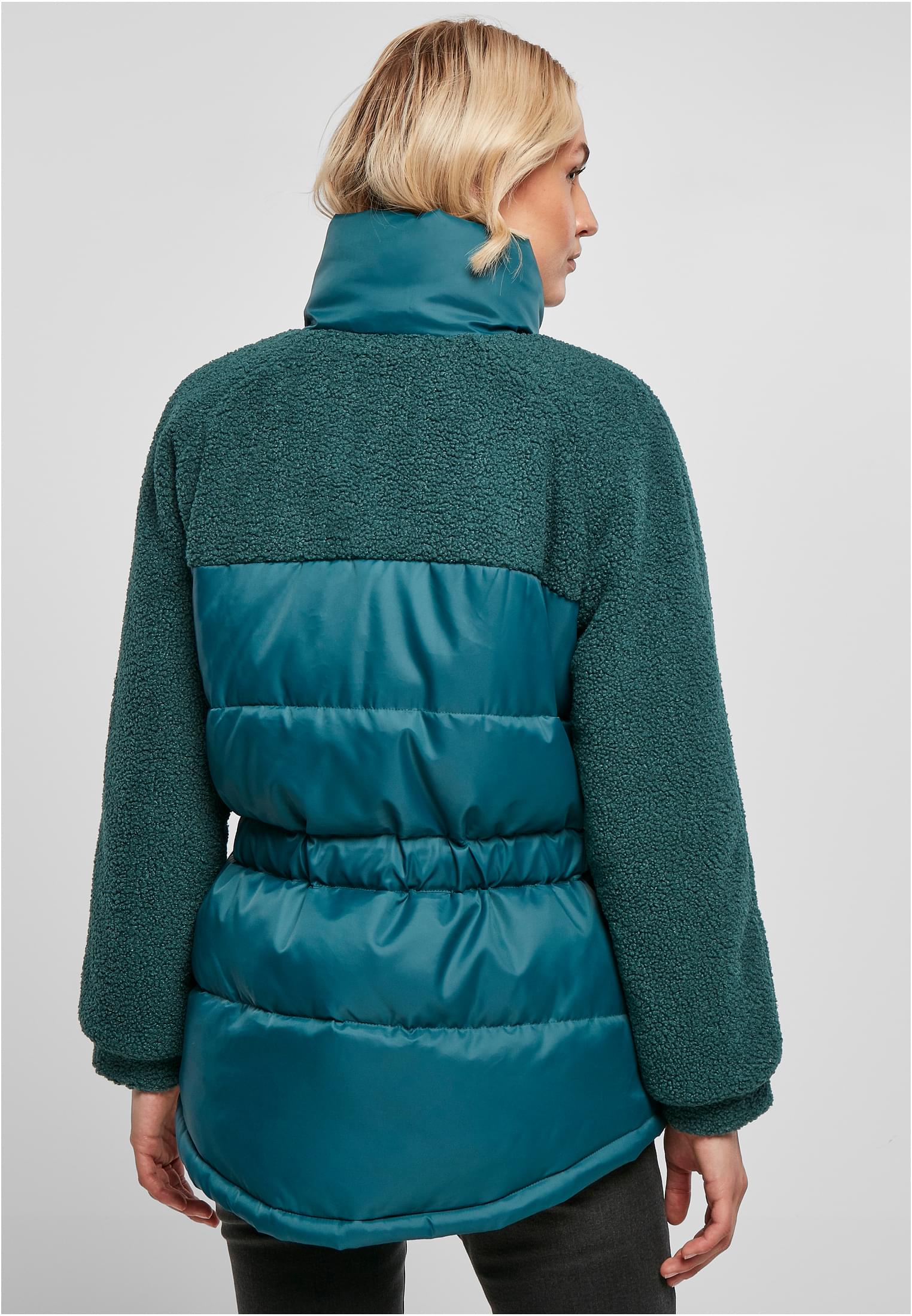 Ladies Sherpa Mix Puffer Jacket | jasper