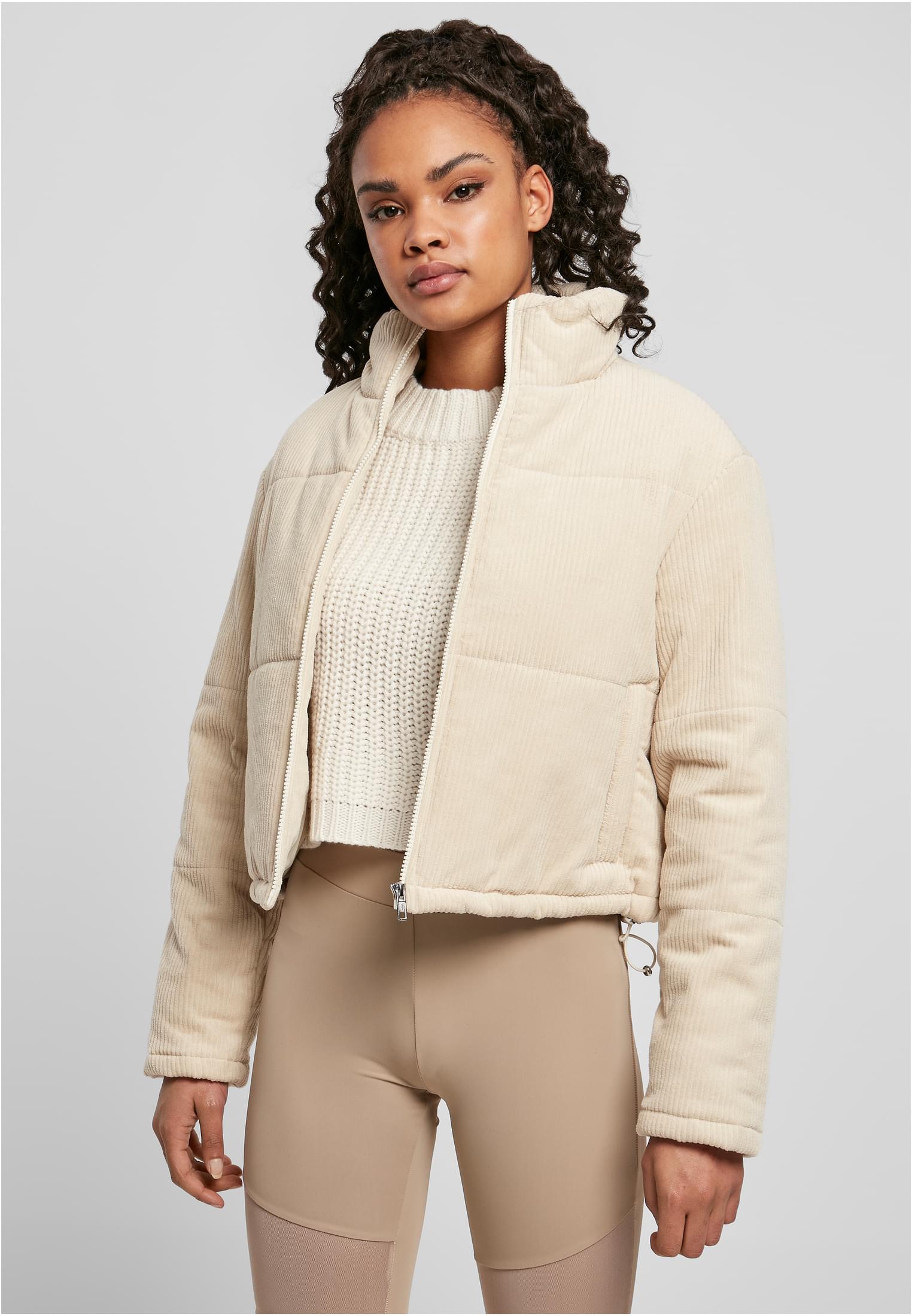 Ladies Corduroy Puffer Jacket | whitesand