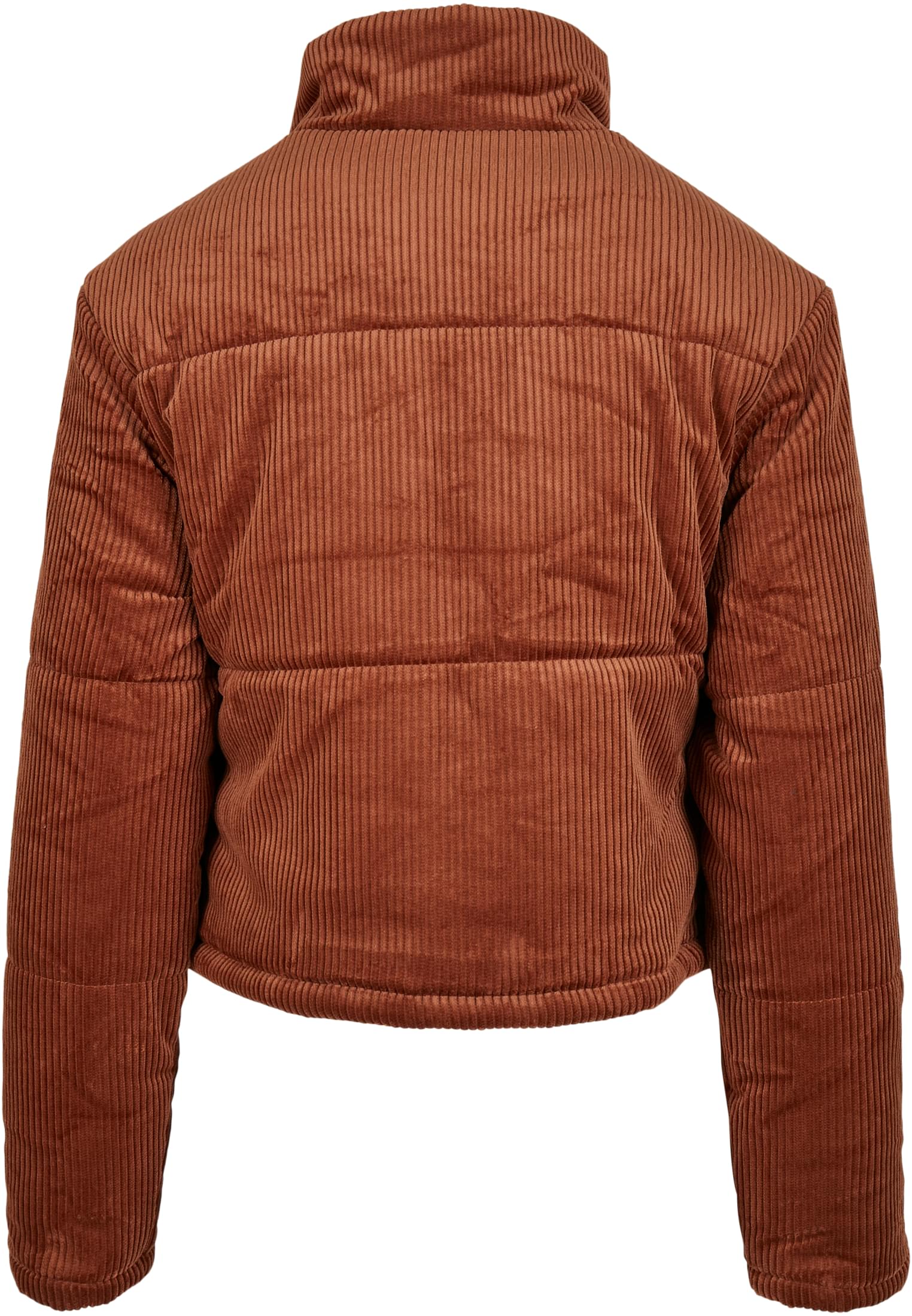 Ladies Corduroy Puffer Jacket | toffee