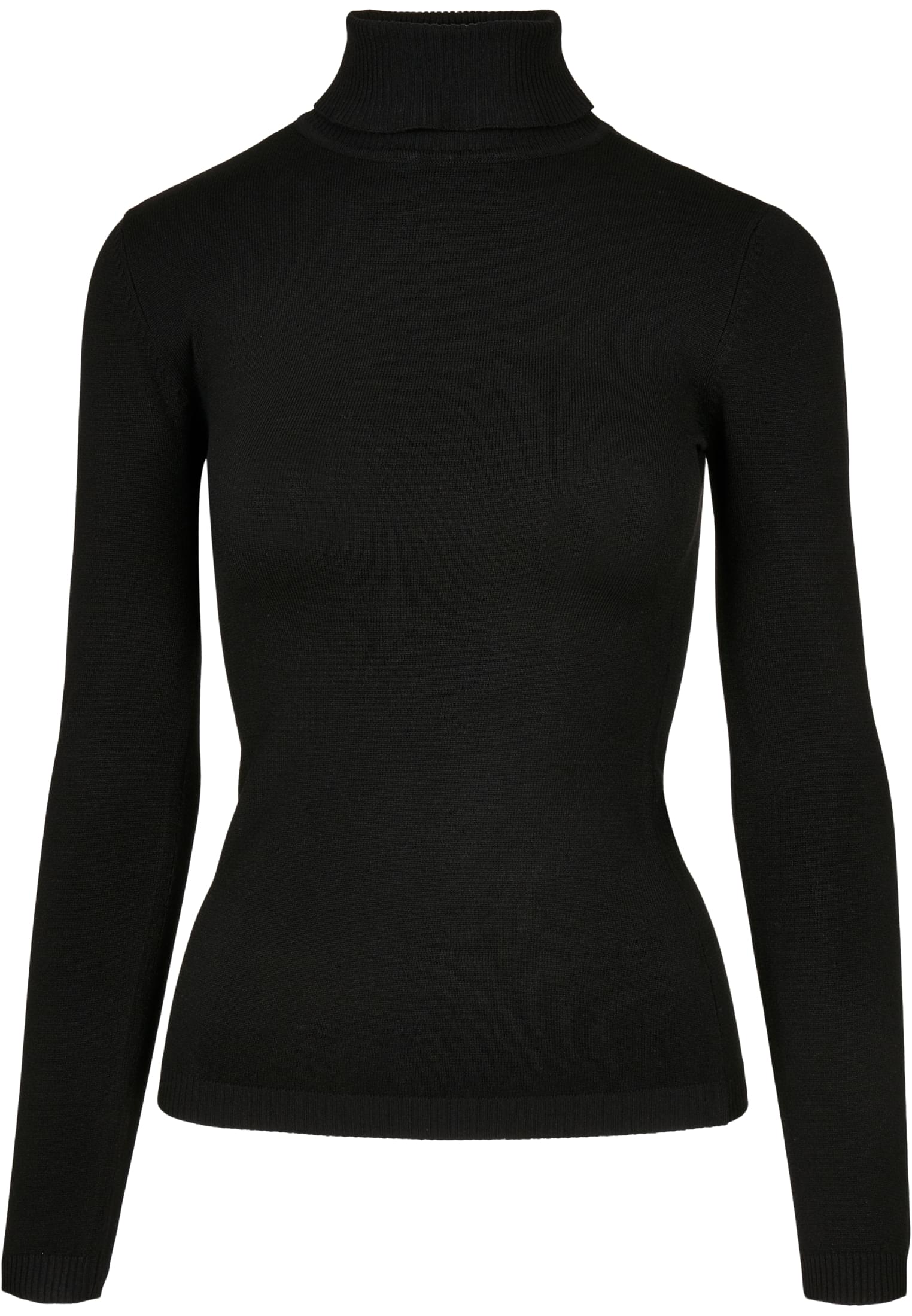 Ladies Basic Turtleneck Sweater | black