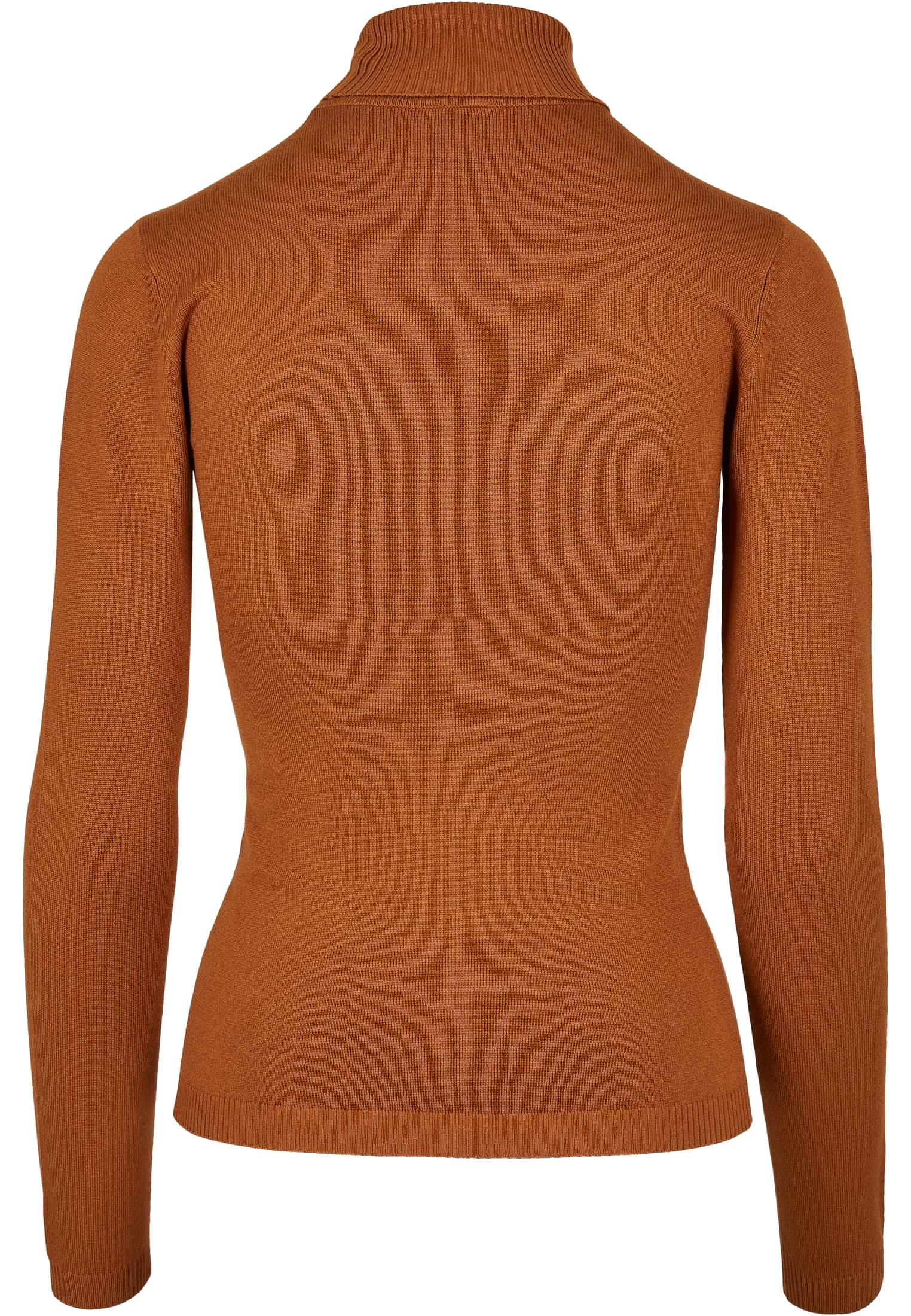 Ladies Basic Turtleneck Sweater | toffee