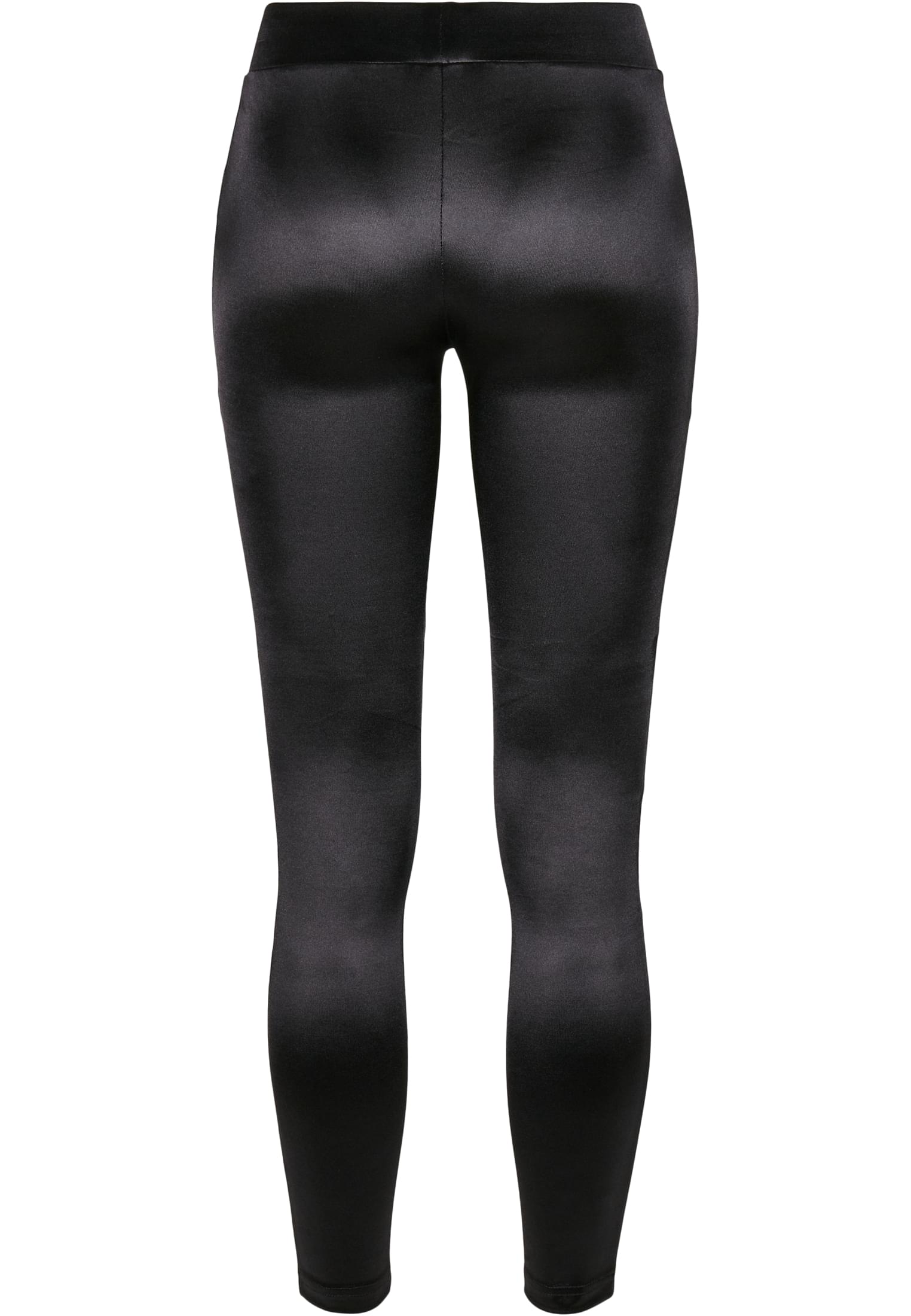 Ladies Shiny Tech Mesh Leggings | black