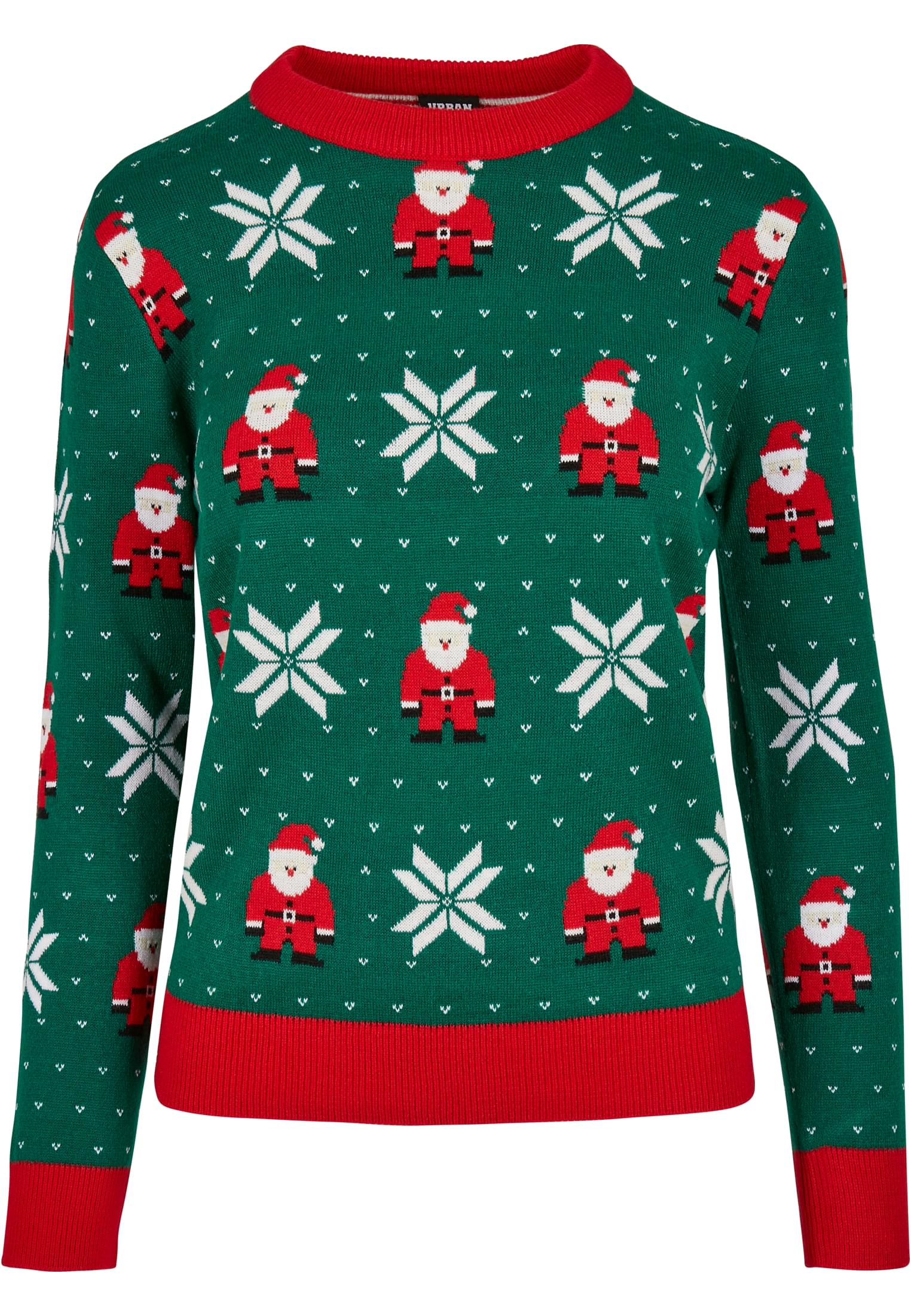 Ladies Santa Christmas Sweater | x-masgreen