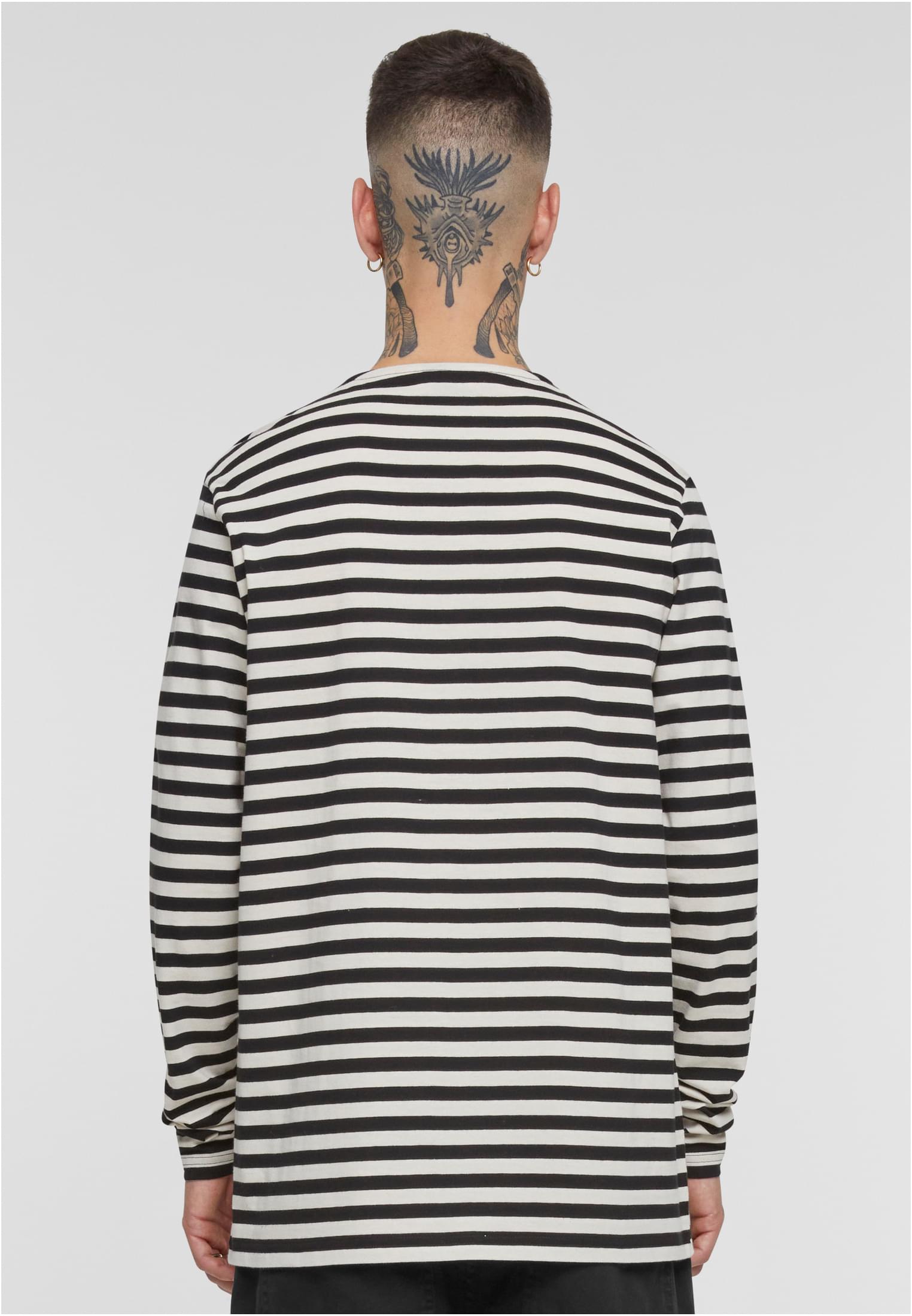 Regular Stripe LS | whitesand/black