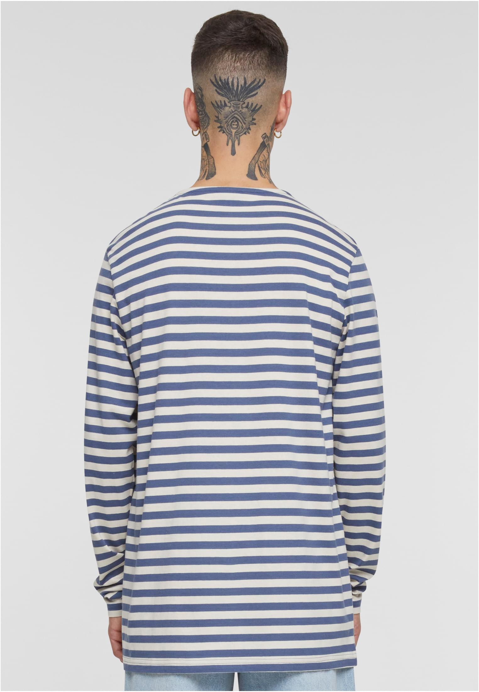 Regular Stripe LS | whitesand/vintageblue