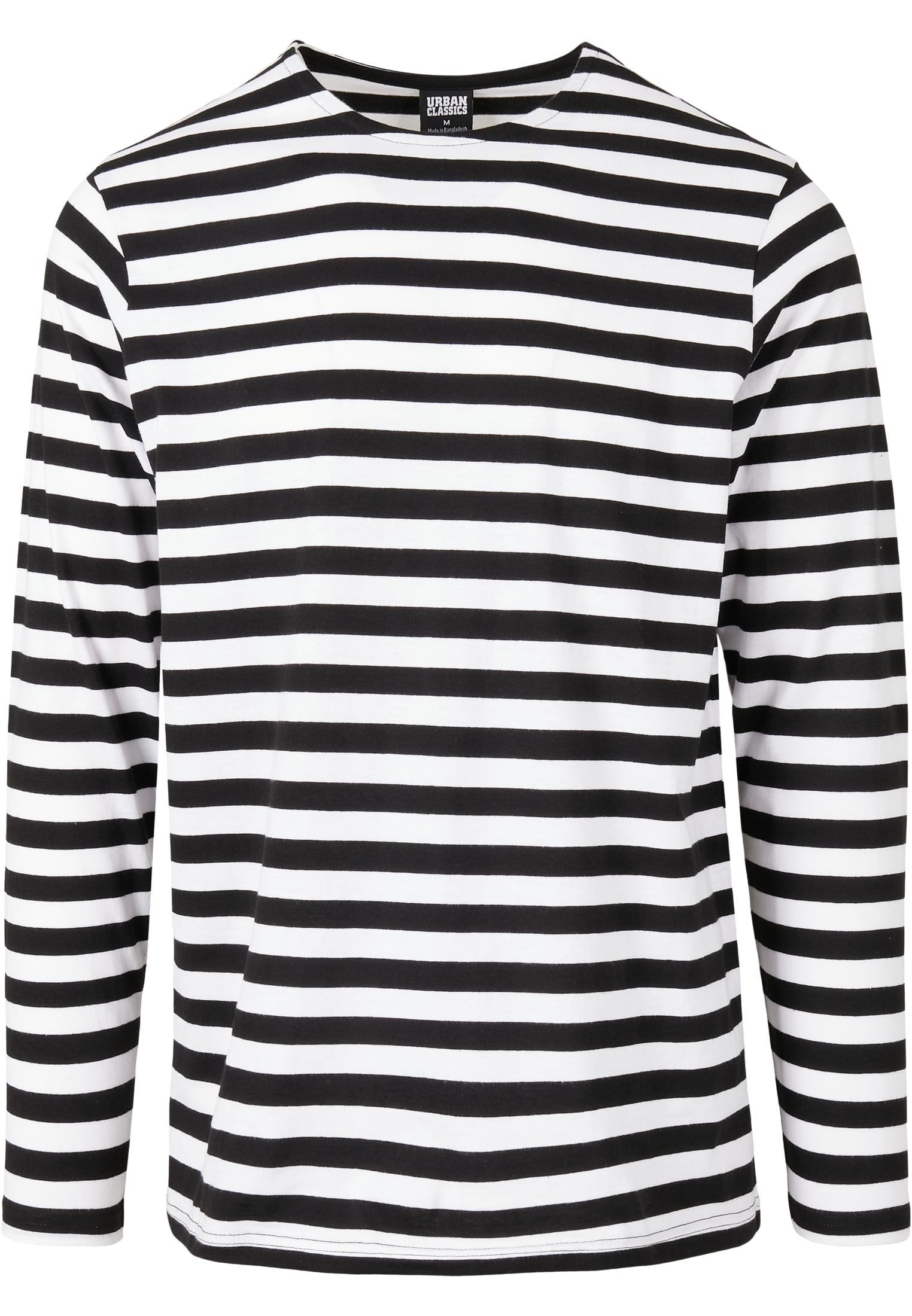 Regular Stripe LS | white/black