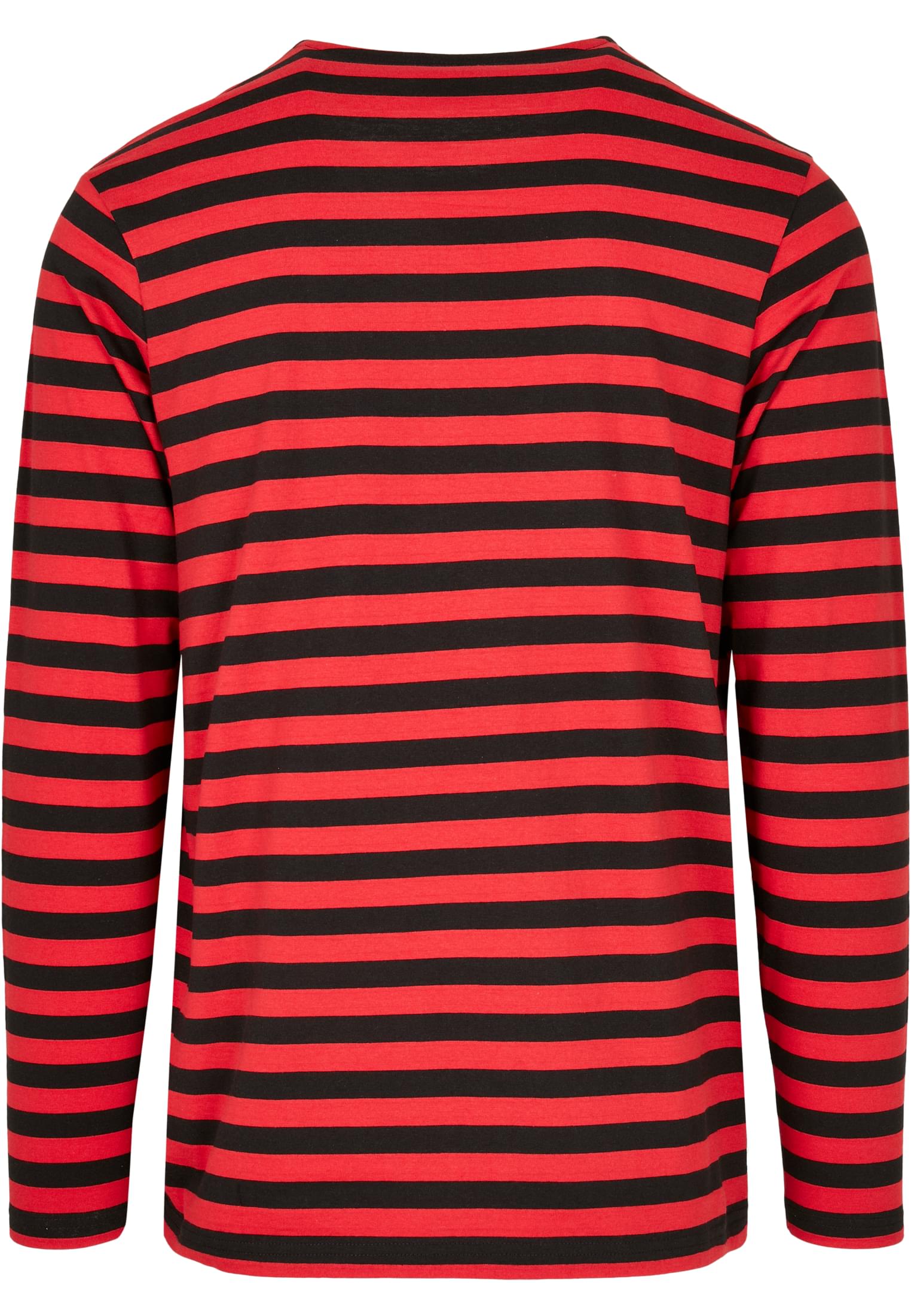 Regular Stripe LS | firered/blk