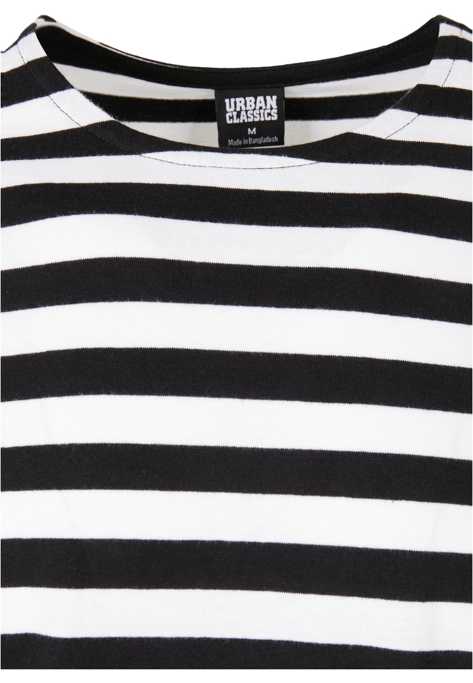 Regular Stripe LS | white/black