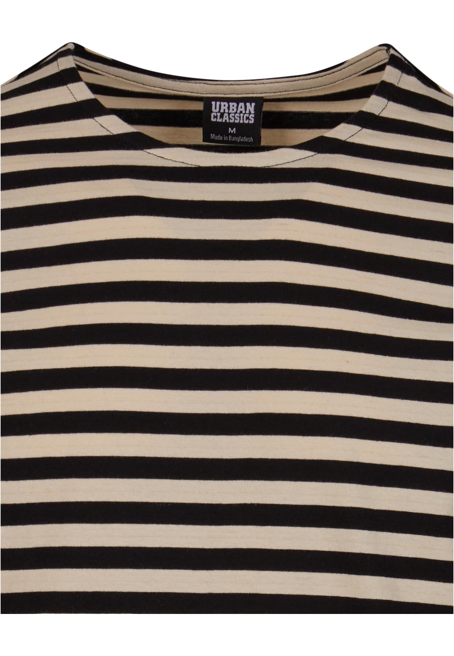 Regular Stripe LS | whitesand/black