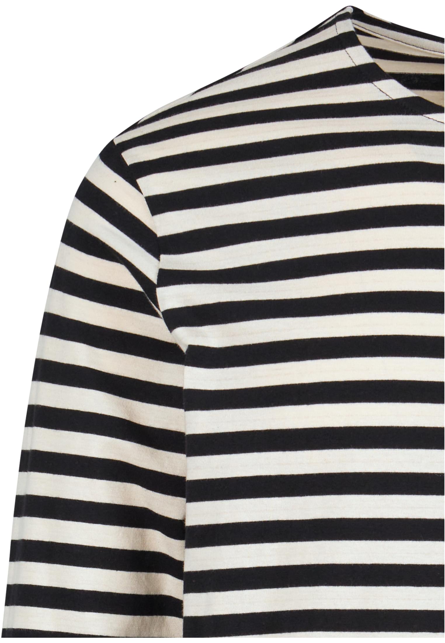 Regular Stripe LS | whitesand/black