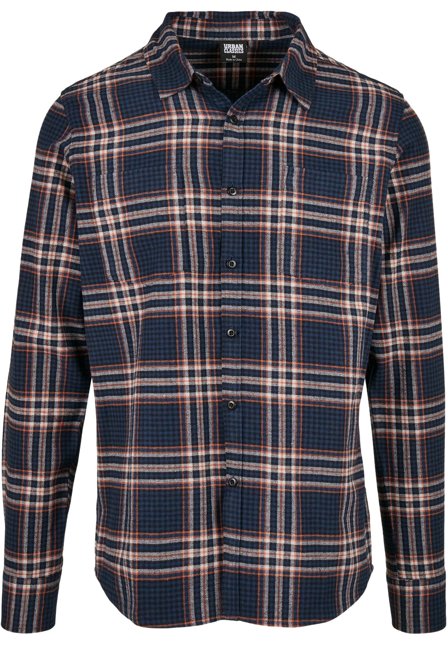 Checked Campus Shirt | darkblue/rustred