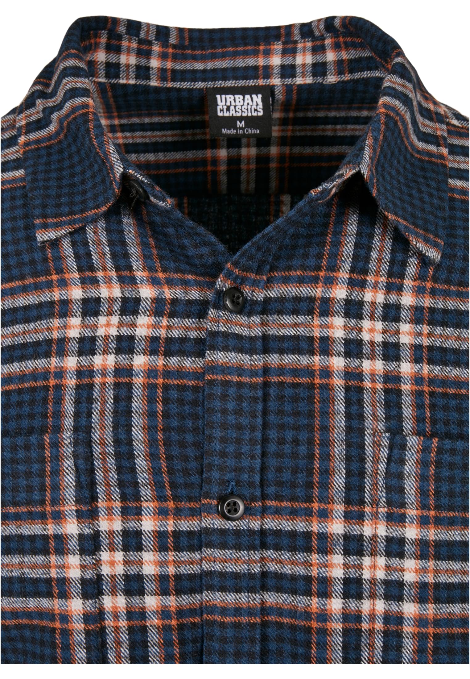 Checked Campus Shirt | darkblue/rustred