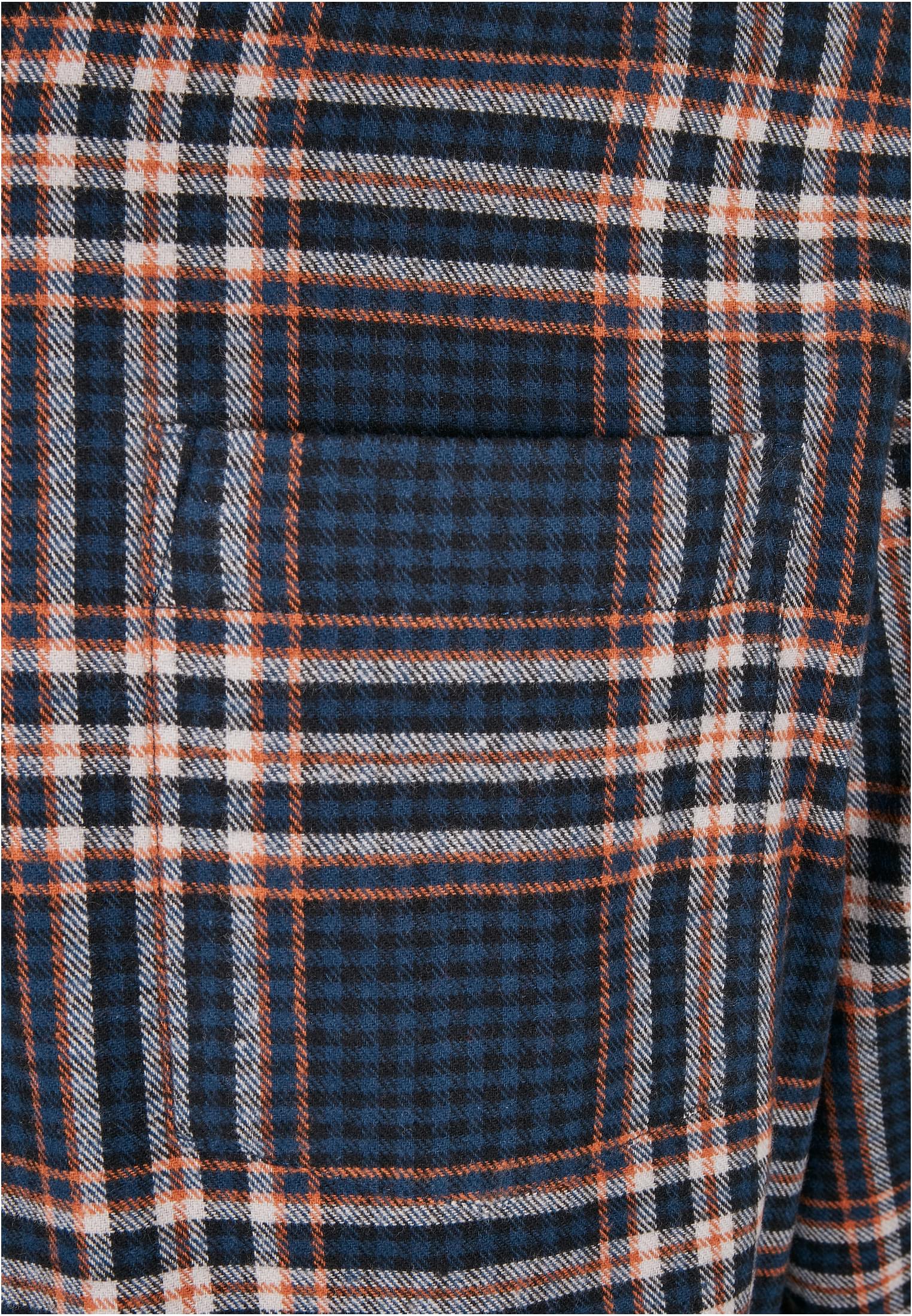 Checked Campus Shirt | darkblue/rustred