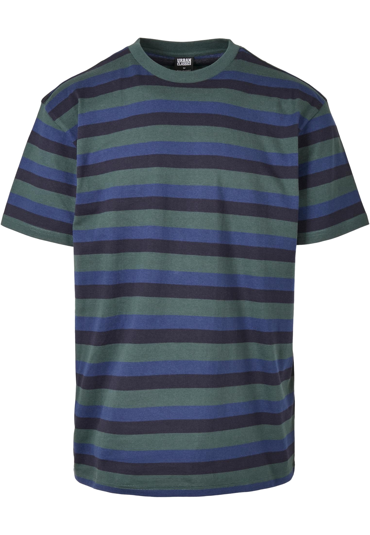 College Stripe Tee | bottlegreen/midnightnavy