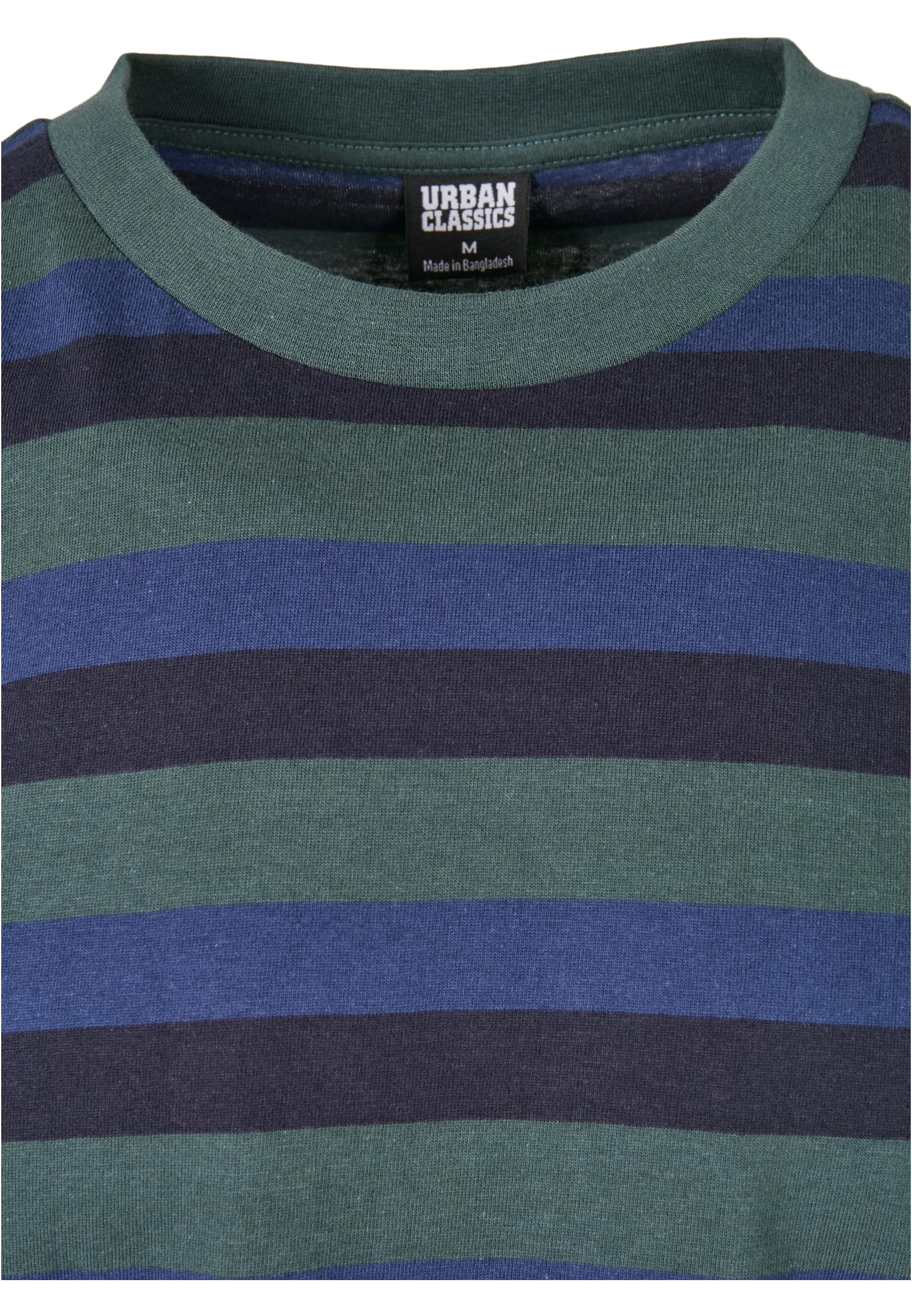 College Stripe Tee | bottlegreen/midnightnavy