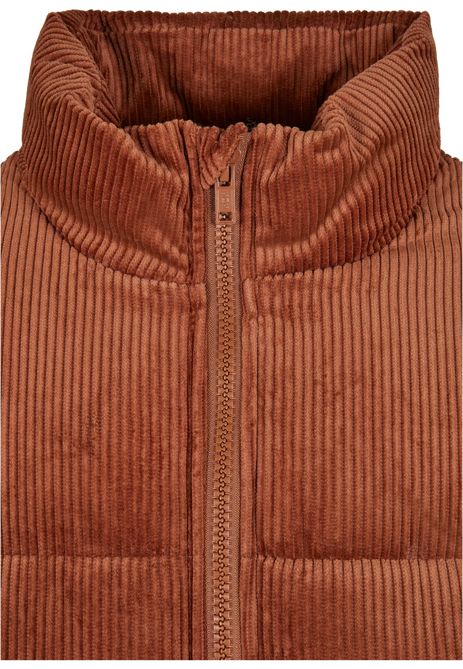 Boxy Corduroy Puffer Jacket | toffee