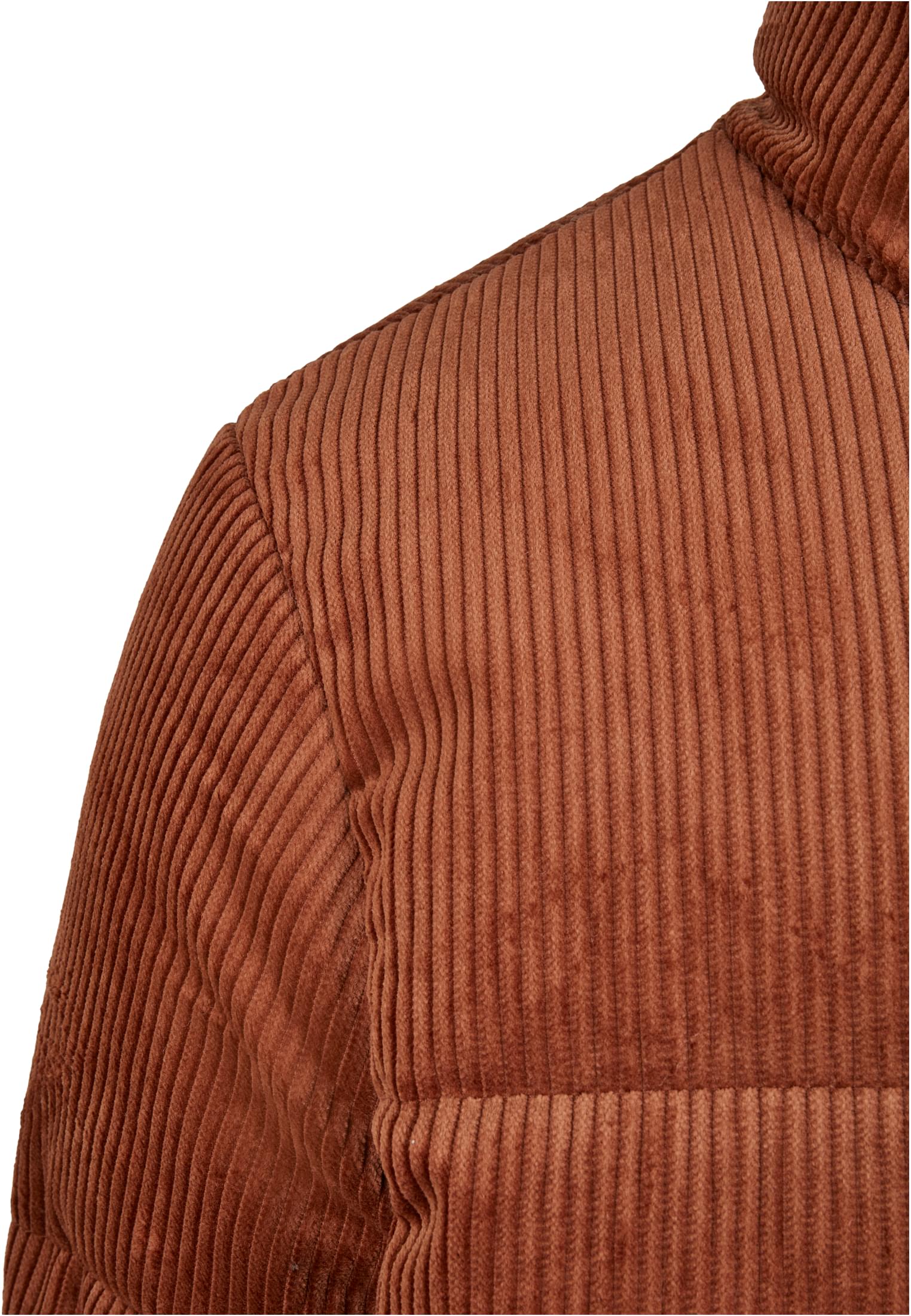 Boxy Corduroy Puffer Jacket | toffee