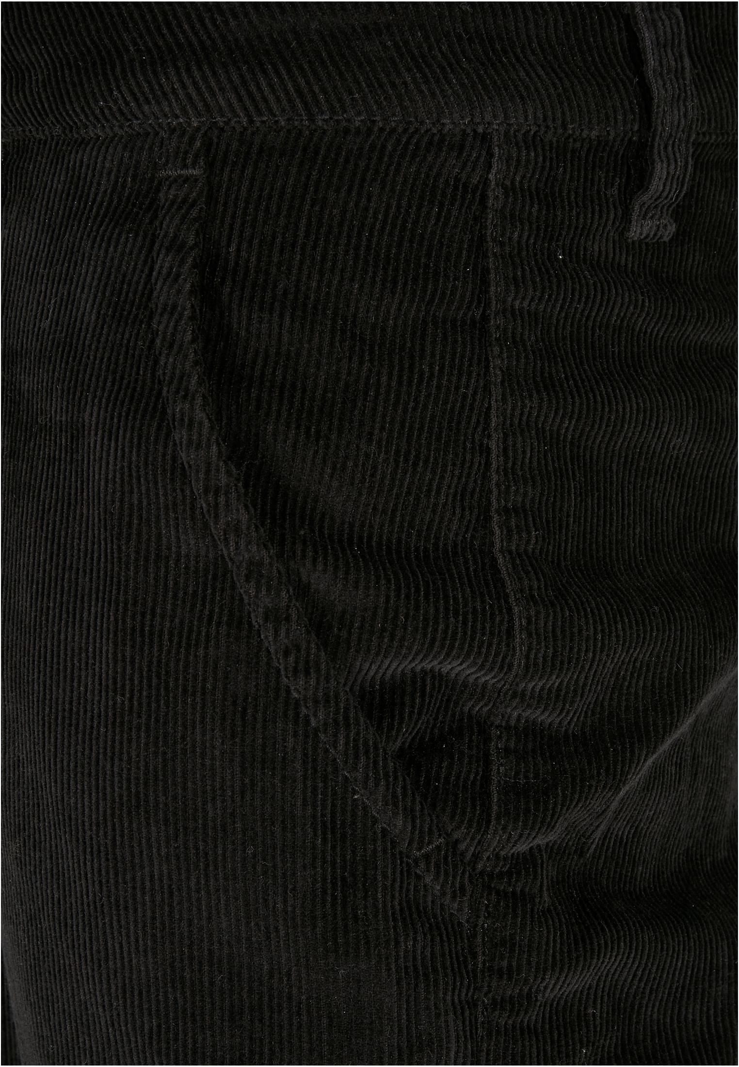 Corduroy Cargo Jogging Pants | black