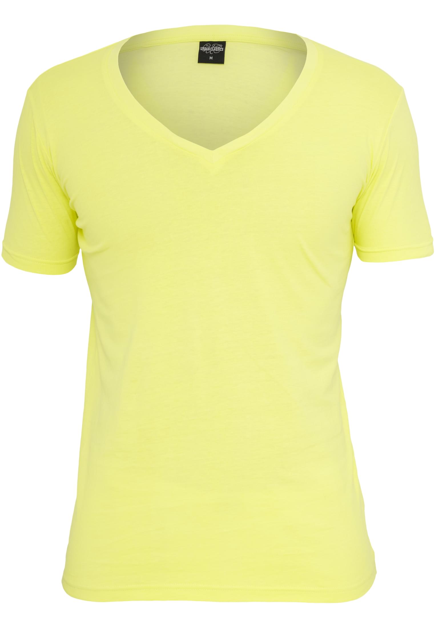 Neon V-Neck Tee | yellow